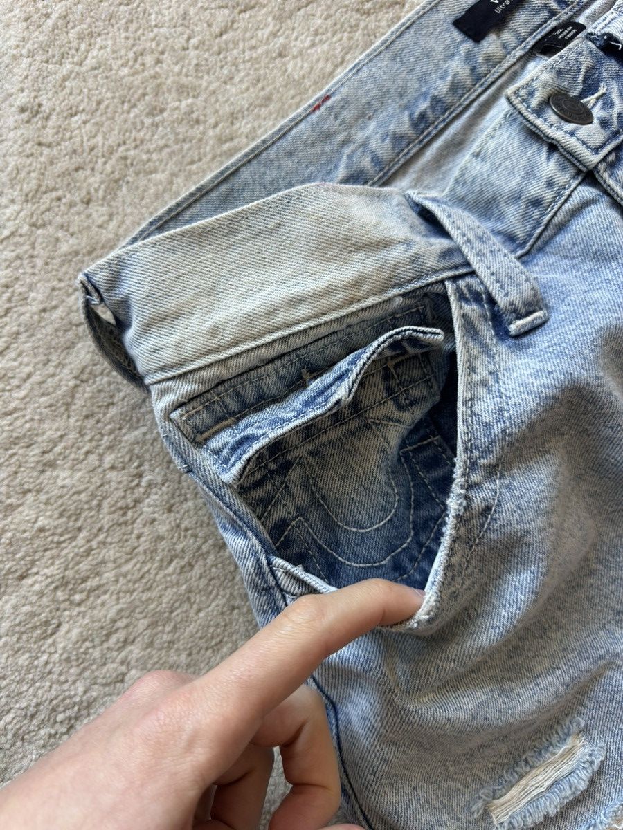 True Religion True Religion Vinny Ultra Baggy Distressed Jeans Washed Blue Size US 32 / EU 48 - 6 Thumbnail