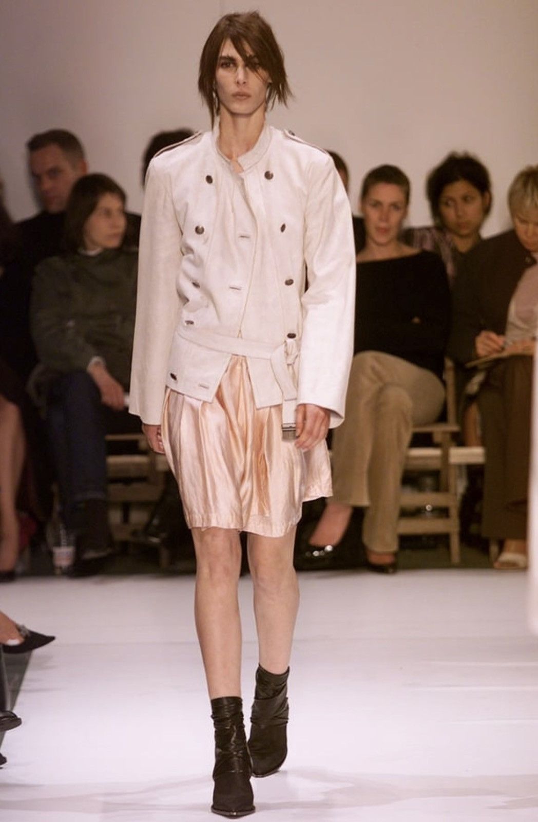 Ann Demeulemeester ICONIC ANN DEMEULEMEESTER SS02 Runway Archive Laced Dress Size S / US 4 / IT 40 - 2 Thumbnail