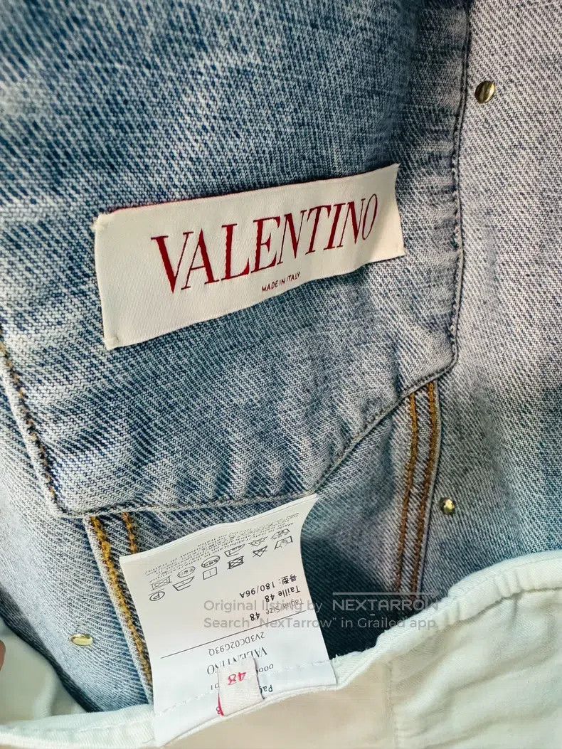 Valentino Valentino Willow nail denim clothes Size L / US 10 / IT 46 - 4 Thumbnail