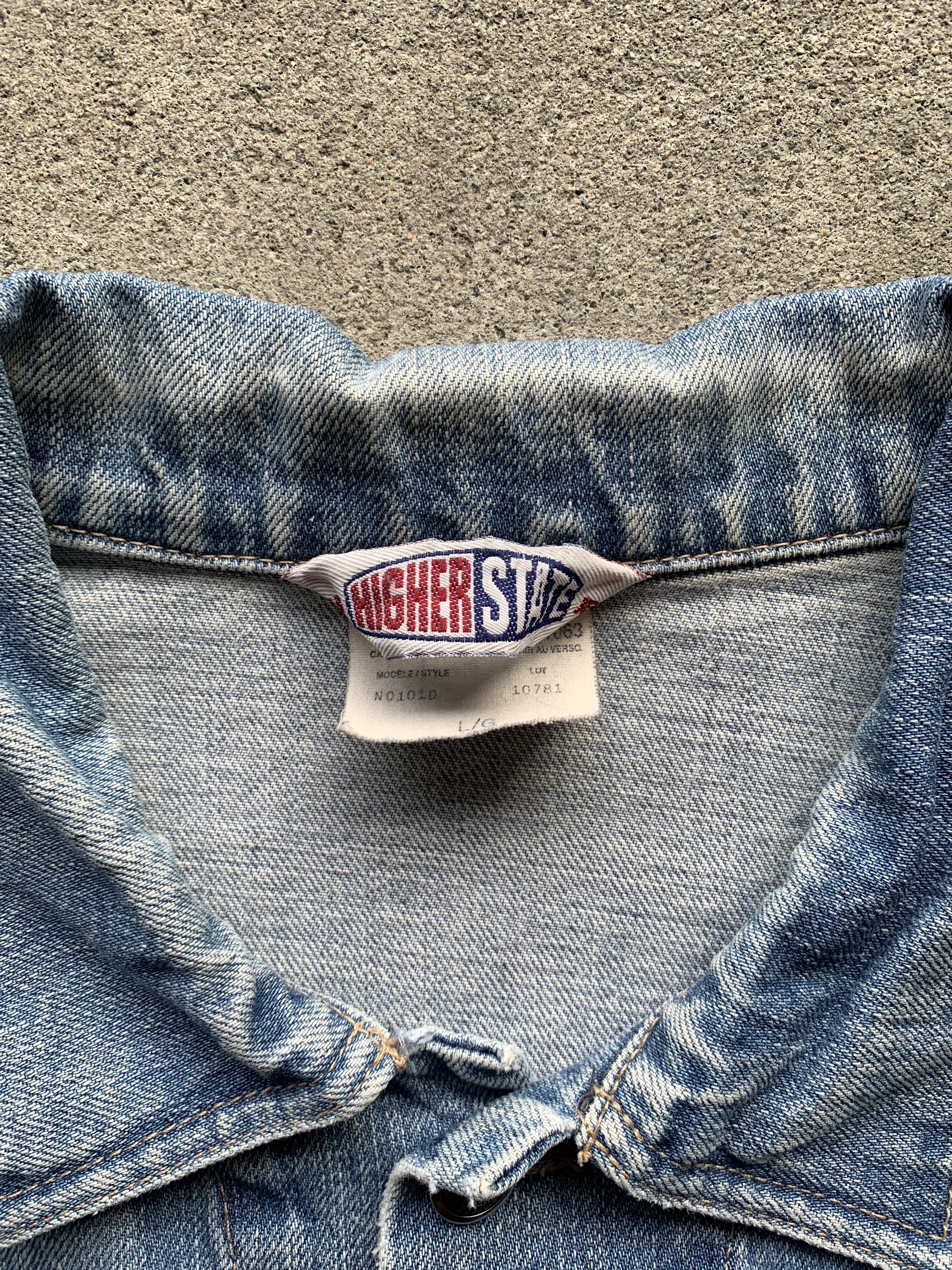 Vintage Vintage 90's Higher State Denim Jacket Size US L / EU 52-54 / 3 - 5 Thumbnail