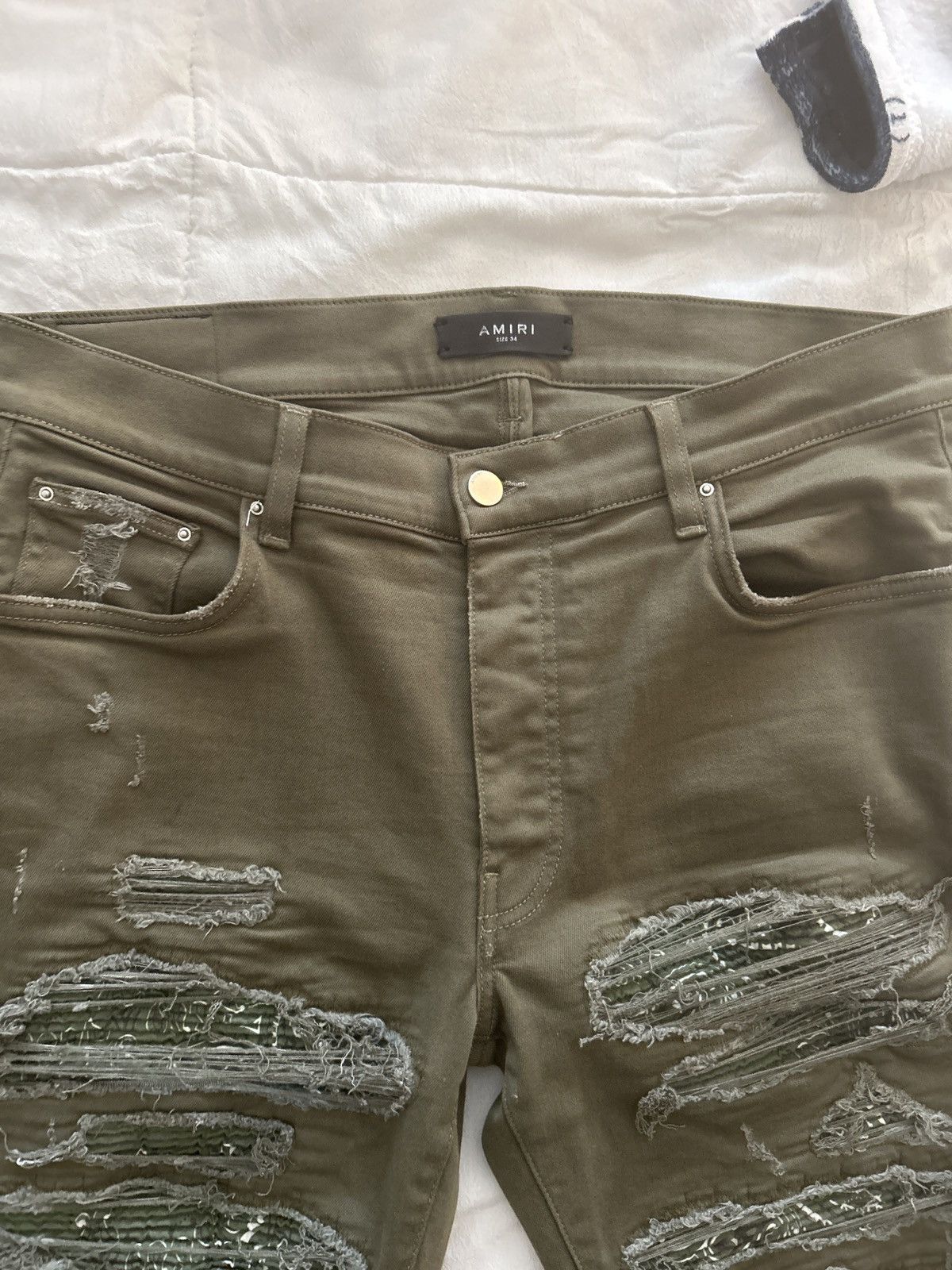 Amiri Amiri Bandana Thrasher Jeans Size US 34 / EU 50 - 16 Thumbnail