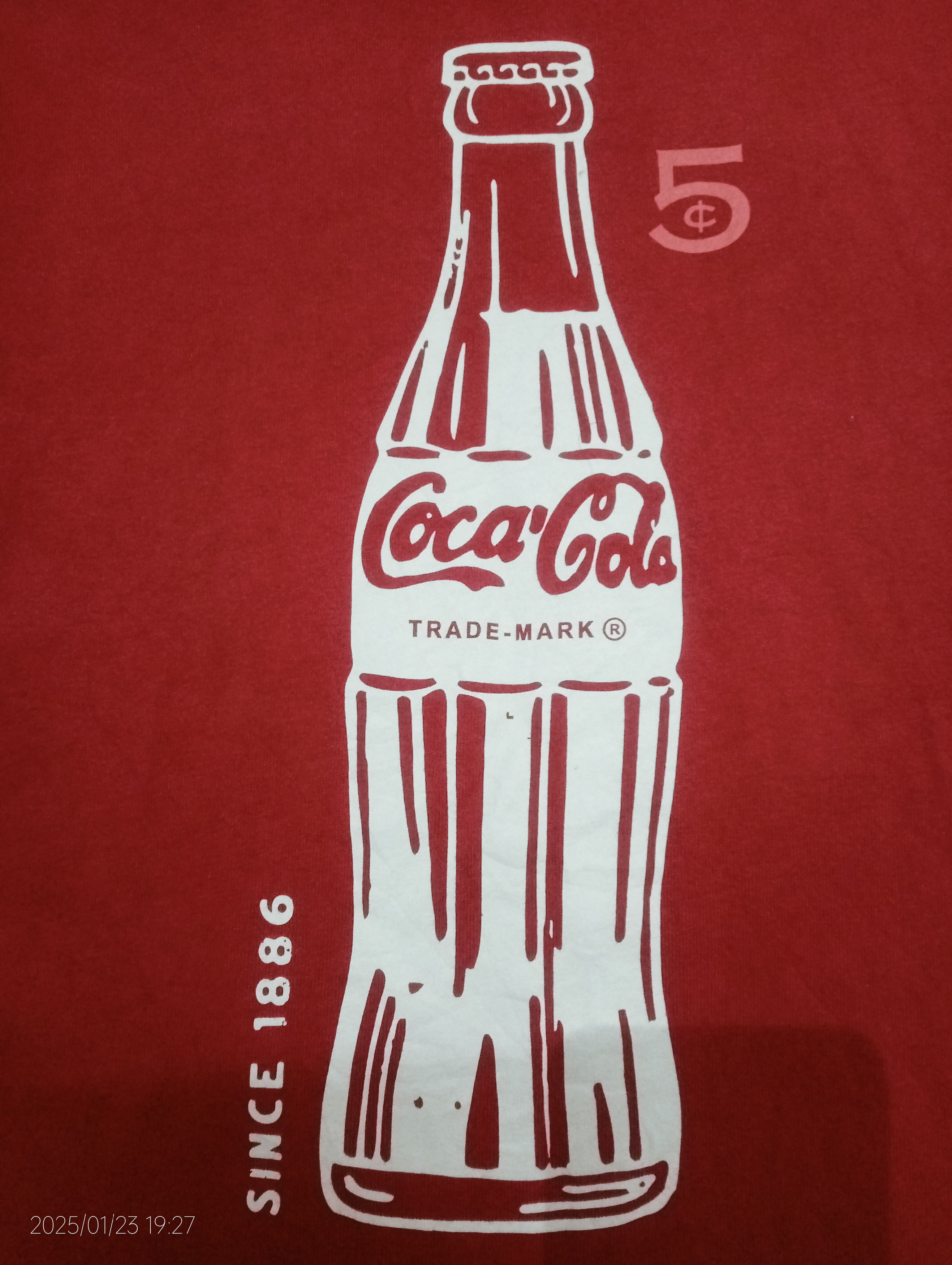 Coca Cola Vintage Single Stitch Coca Cola Bottle Tee Very Rare Size US XXL / EU 58 / 5 - 8 Thumbnail