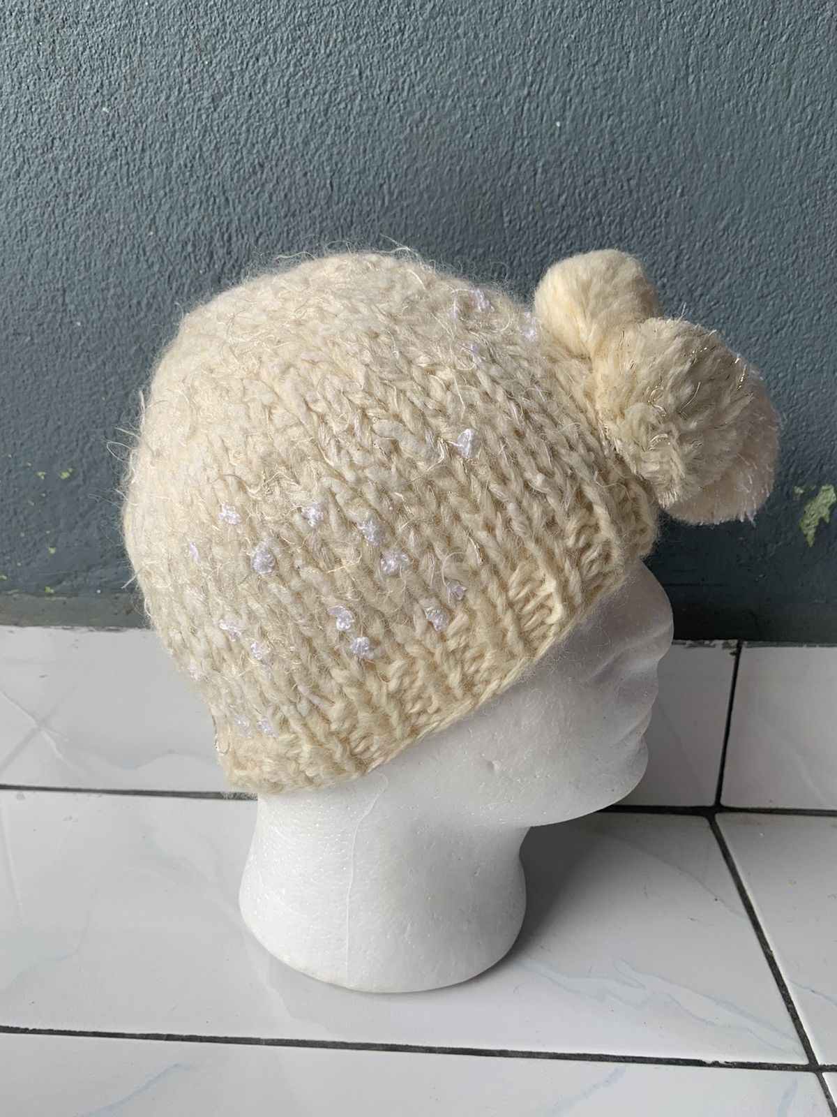 14th Addiction × CA4LA × Japanese Brand Punk Bondage style CA4LA knitted Hats Size ONE SIZE - 4 Thumbnail