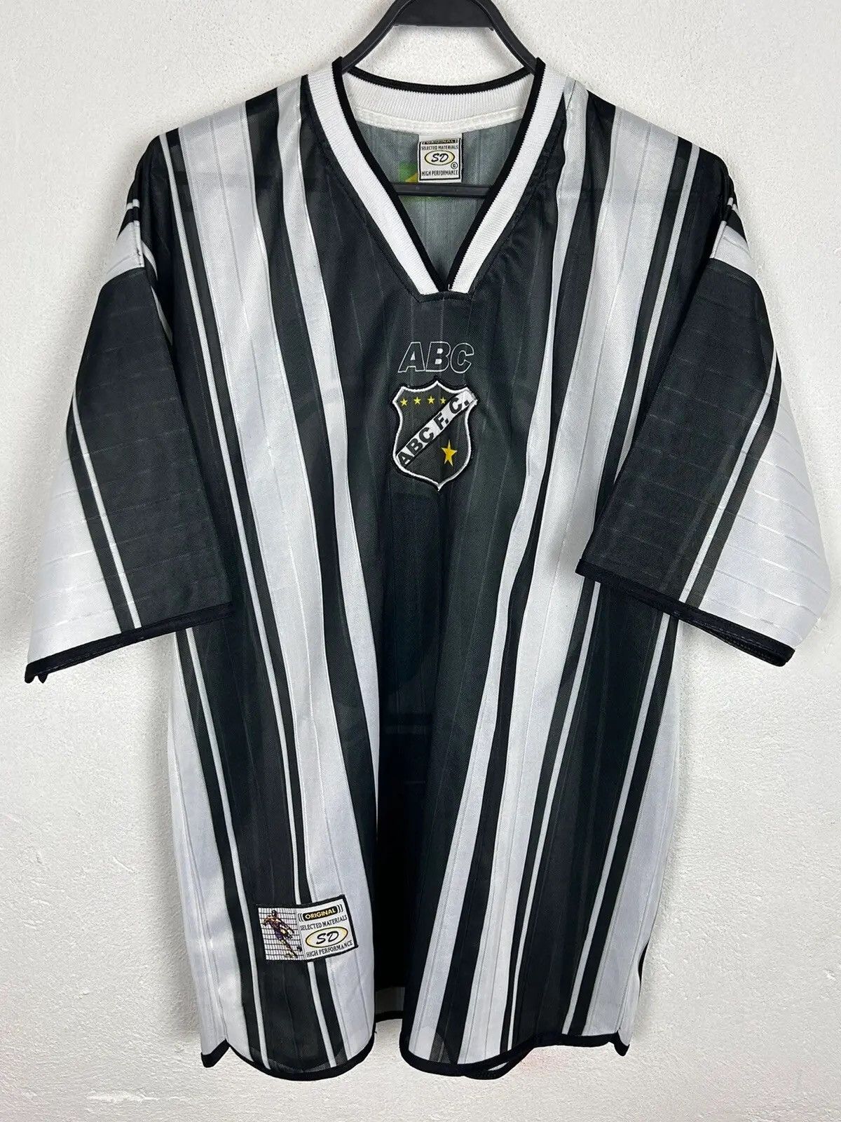 Vintage 90s Vintage Brazil ABC FC Sportswear Rare Soccer Jersey Size US XL / EU 56 / 4 - 1 Thumbnail