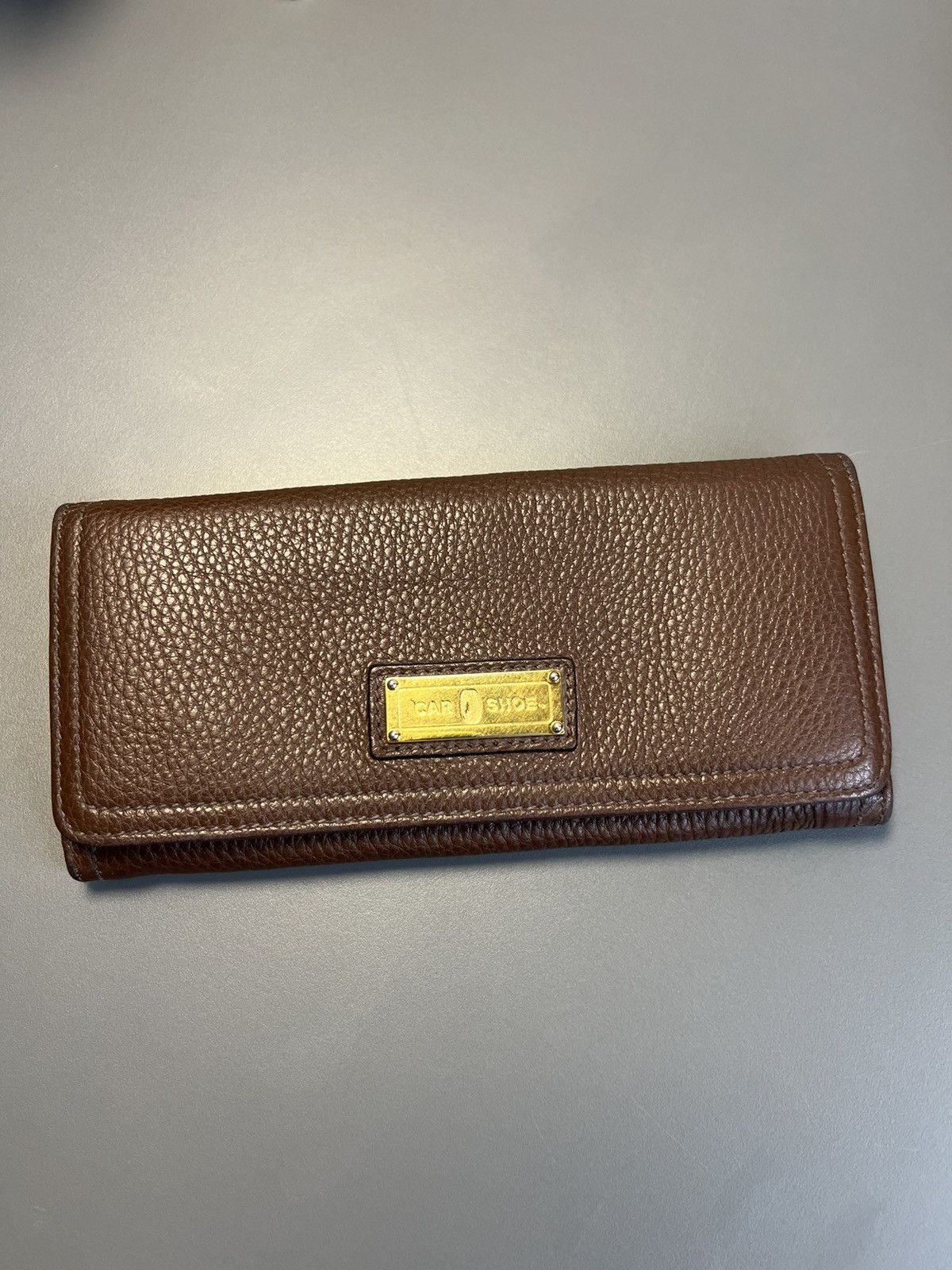 Car Shoe Car Shoe By Prada Leather Wallet Brown Size ONE SIZE - 4 Thumbnail