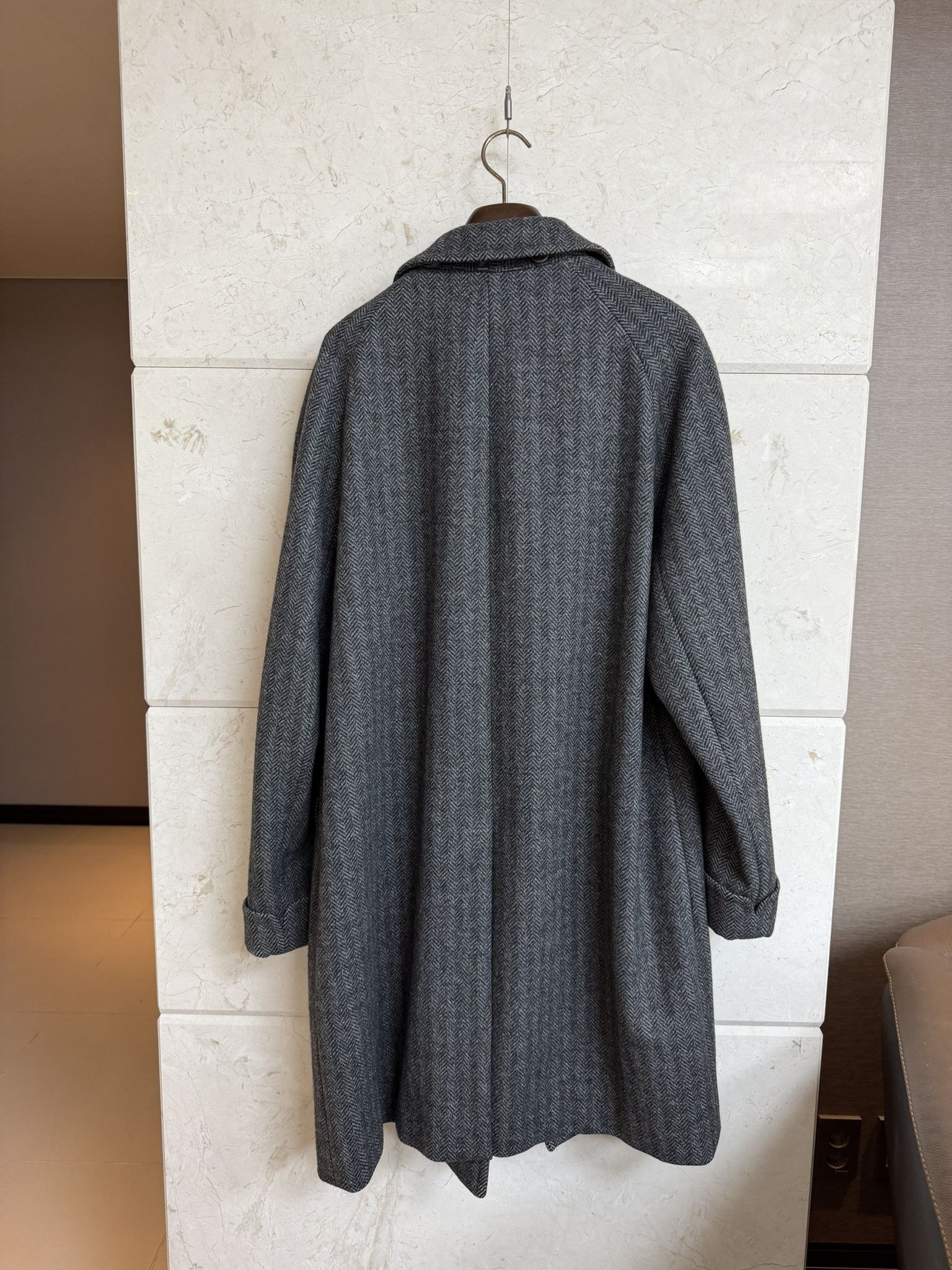 Other COHÉRENCE / CORB Chevron Tweed Grey Coat / M Size US M / EU 48-50 / 2 - 4 Thumbnail