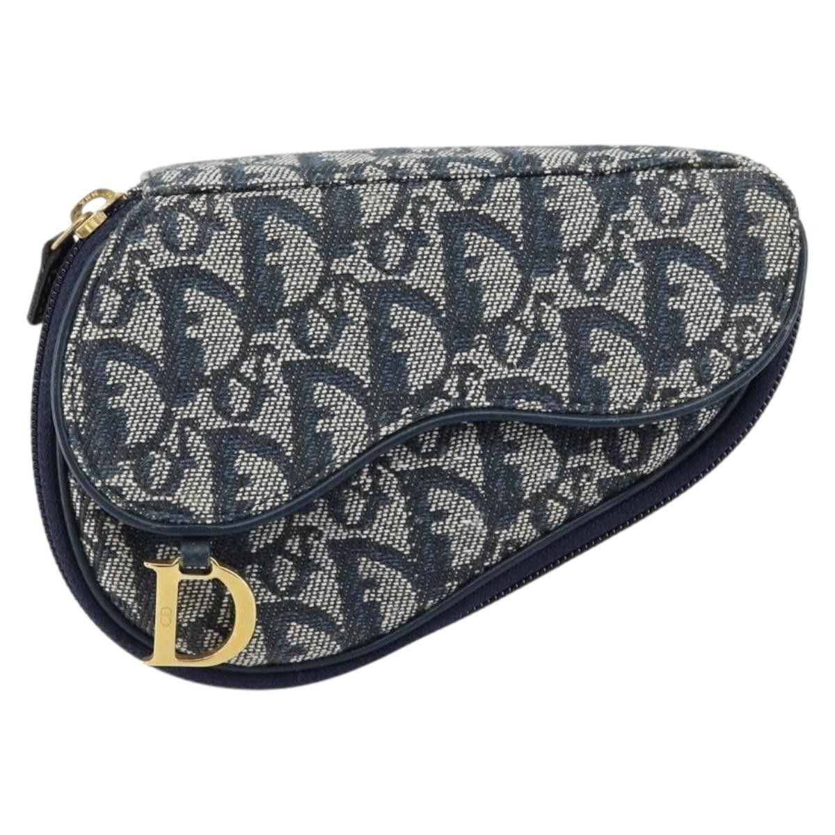 Dior Christian Dior Vintage Saddle Coin Purse Diorissimo Canvas Size ONE SIZE - 1 Thumbnail