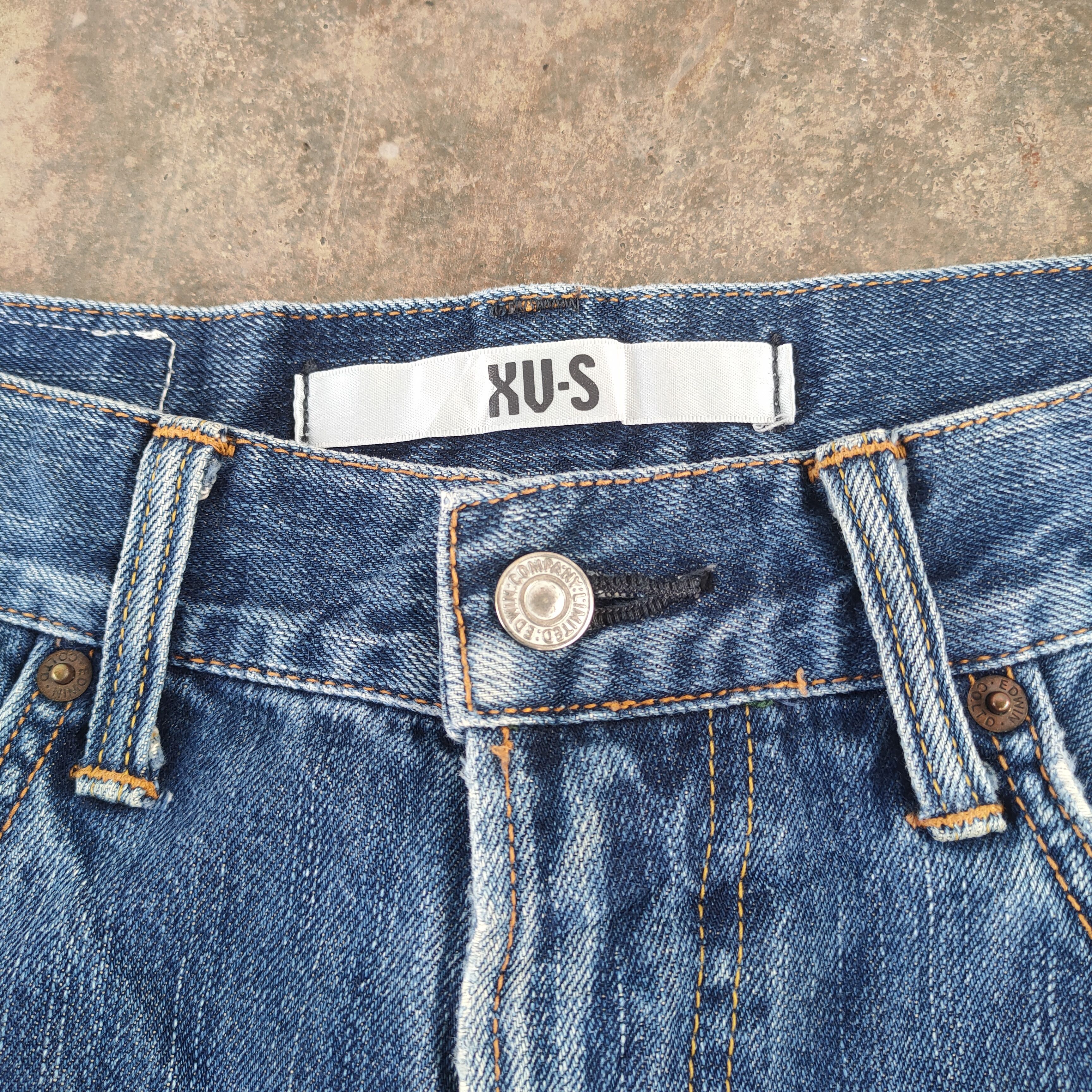 Edwin × Vintage W33 VINTAGE EDWIN XV FADED DISTRESSED JEAN PANTS Size US 33 - 5 Thumbnail