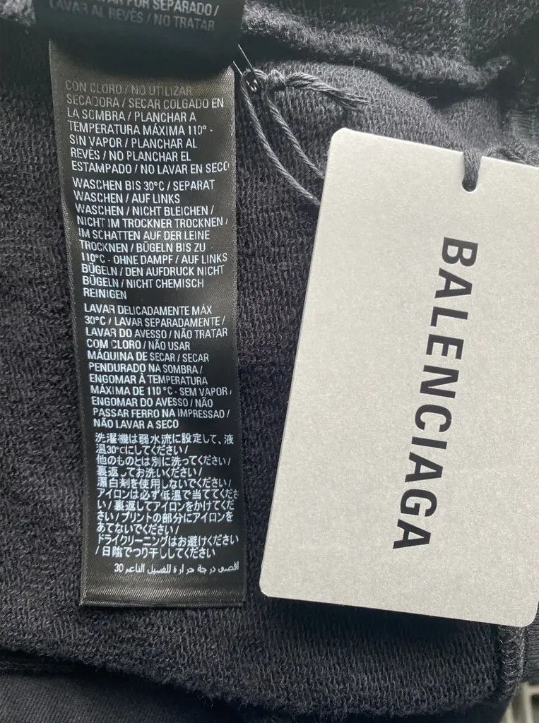 Balenciaga Balenciaga hoodie mirror logo Size US XL / EU 56 / 4 - 5 Thumbnail
