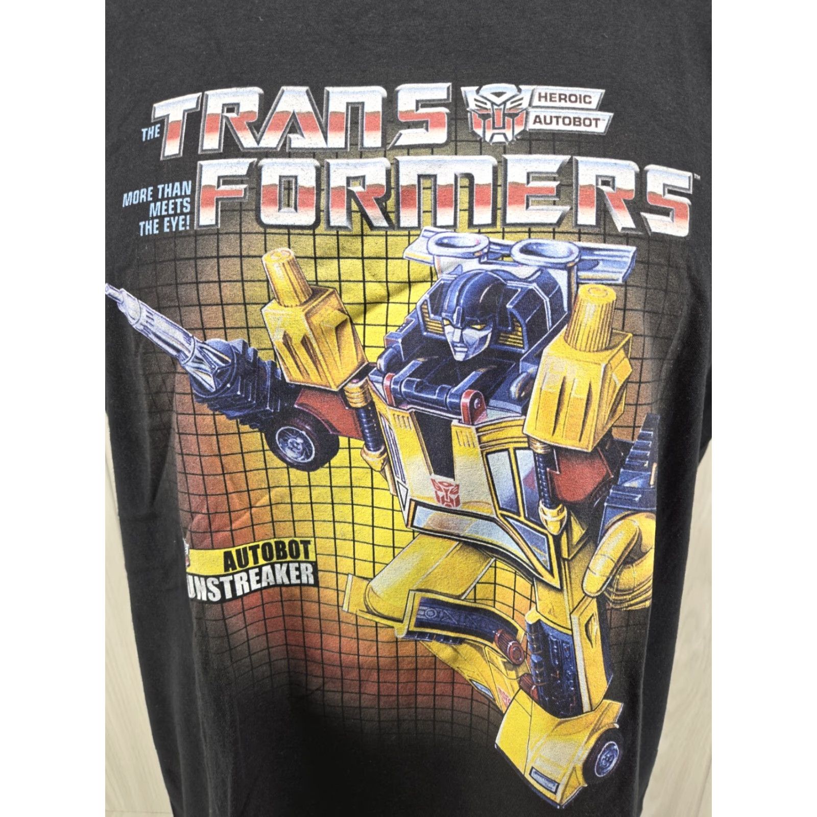 Gildan VINTAGE Transformers T Shirt Autobot Sunstreaker Cartoon Style Adult Black Large Size US L / EU 52-54 / 3 - 2 Thumbnail