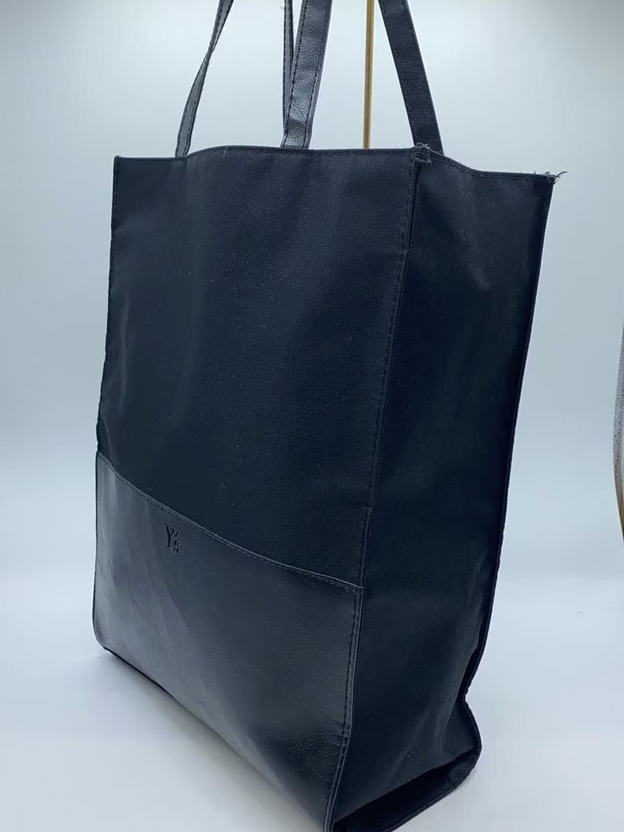 Y's × Yohji Yamamoto Leather Cotton Tote Bag Size ONE SIZE - 2 Thumbnail