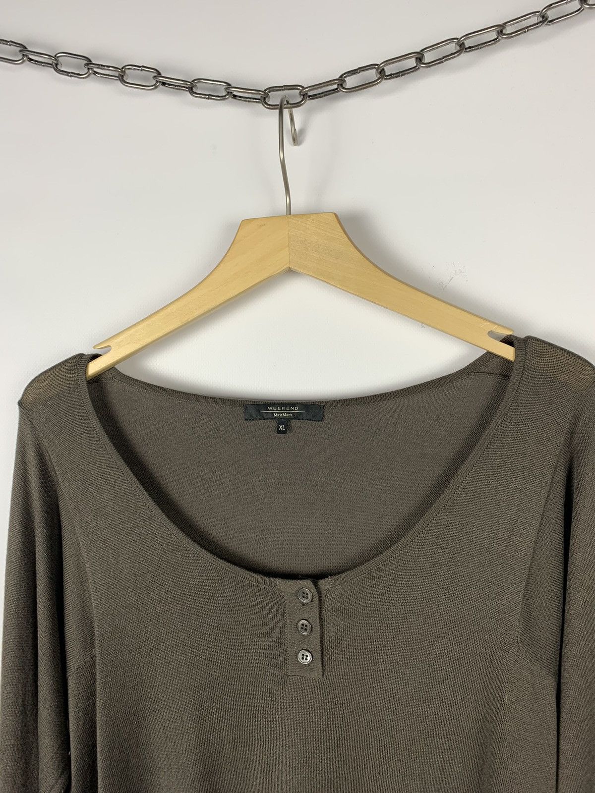 Weekend Max Mara Weekend Max Mara Top Long Sleeve Sweater Size XL Brown Size XL / US 12-14 / IT 48-50 - 3 Thumbnail