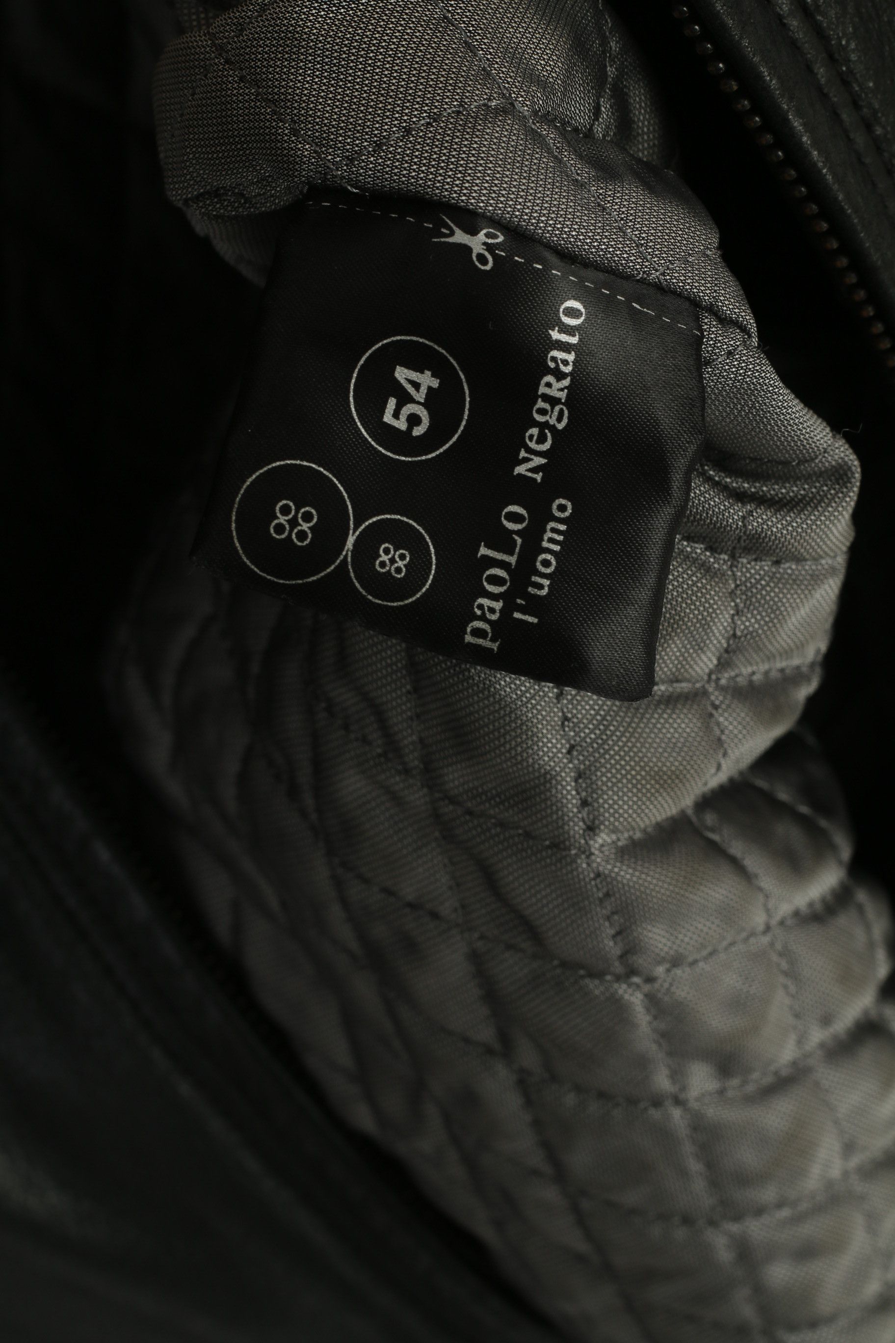 Vintage Paolo Negrato Men 54 L Jacket Black Soft Leather 7693 Size US L / EU 52-54 / 3 - 6 Thumbnail