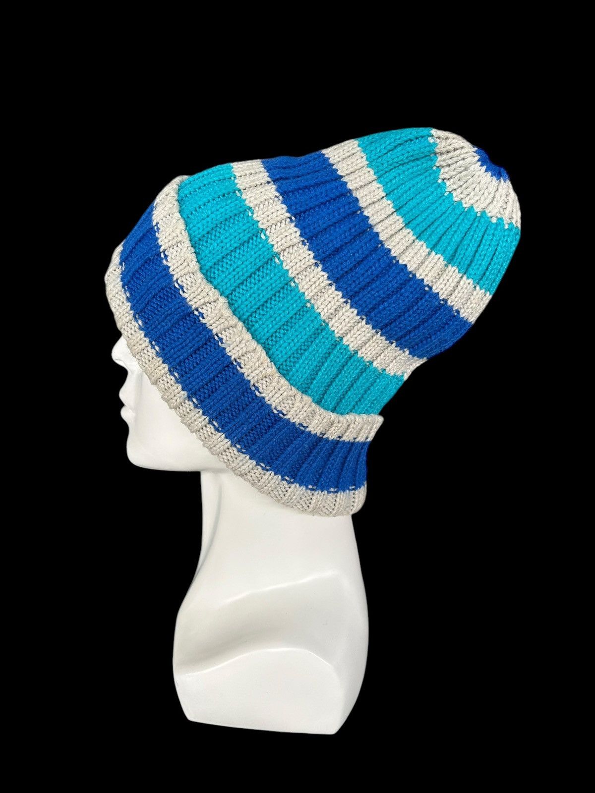 Japanese Brand × Kapital × Vintage Crochet Knitted handmade Beanie Hats Rare ☠️☠️ Size ONE SIZE - 2 Thumbnail