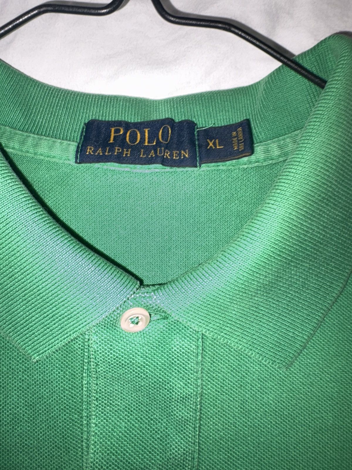 Polo Ralph Lauren Ralph lauren polo shirt green w/ orange pony size XL y2k Size US XL / EU 56 / 4 - 3 Thumbnail