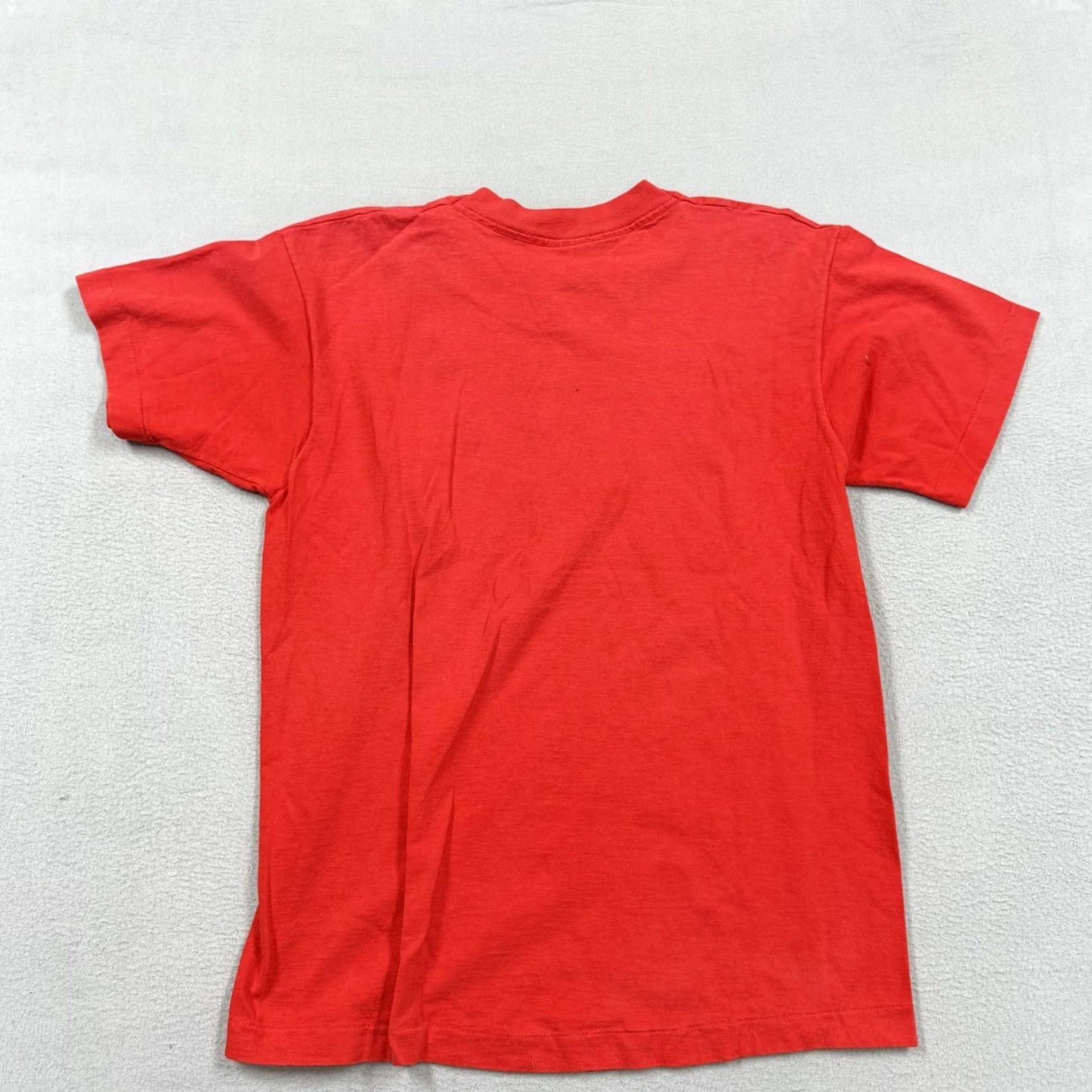 Fruit Of The Loom VINTAGE Sunset Rock Shirt Mens L Red Nature Graphic Fruit of the Loom 90s Size US L / EU 52-54 / 3 - 4 Thumbnail