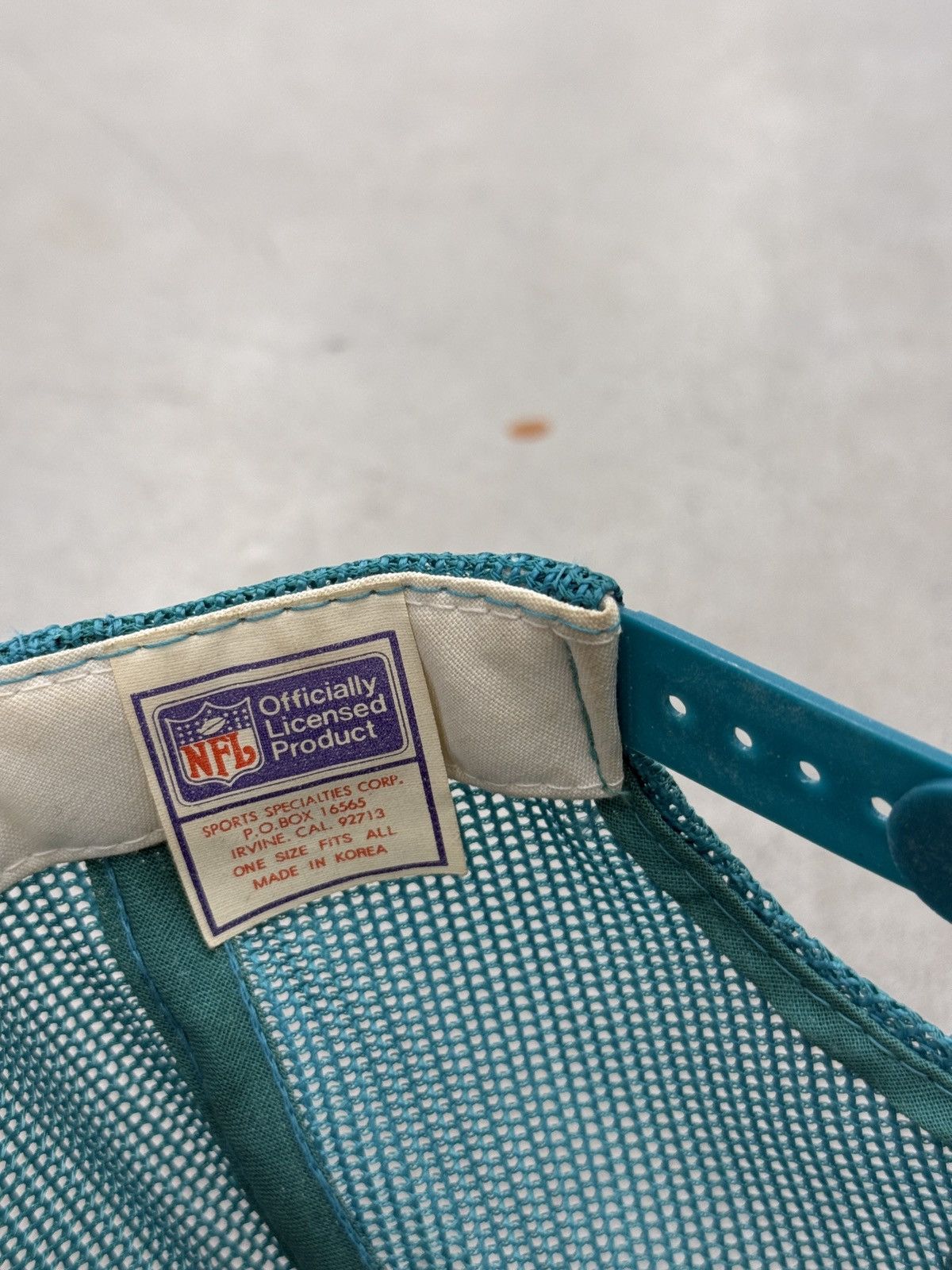 Sports Specialties Vtg NFL Miami Dolphins Sports Specialties SnapBack Trucker Size ONE SIZE - 3 Thumbnail