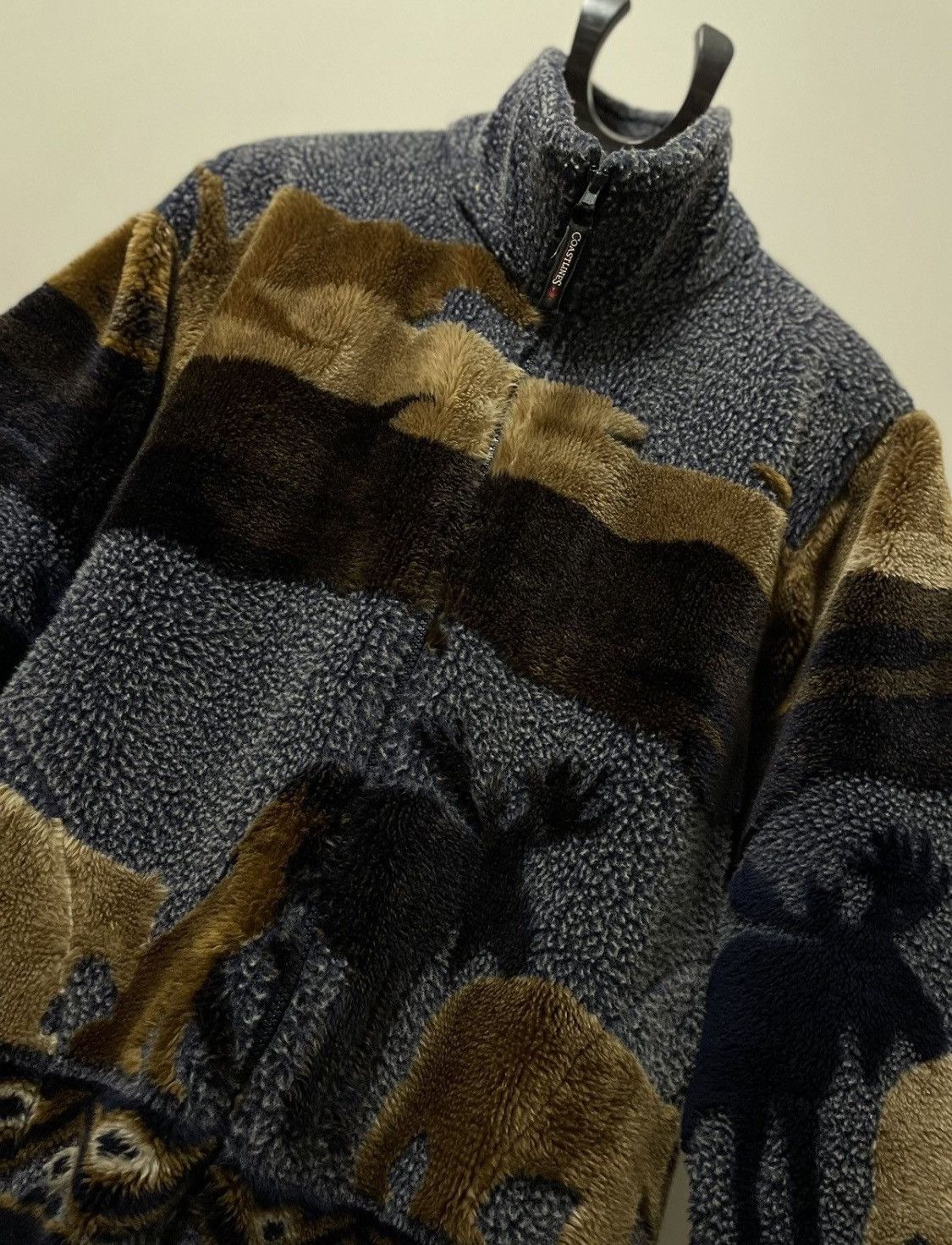 The Mountain × Vintage Vintage Animal All Over Printed Fleece Jacket Medium Size US M / EU 48-50 / 2 - 3 Thumbnail
