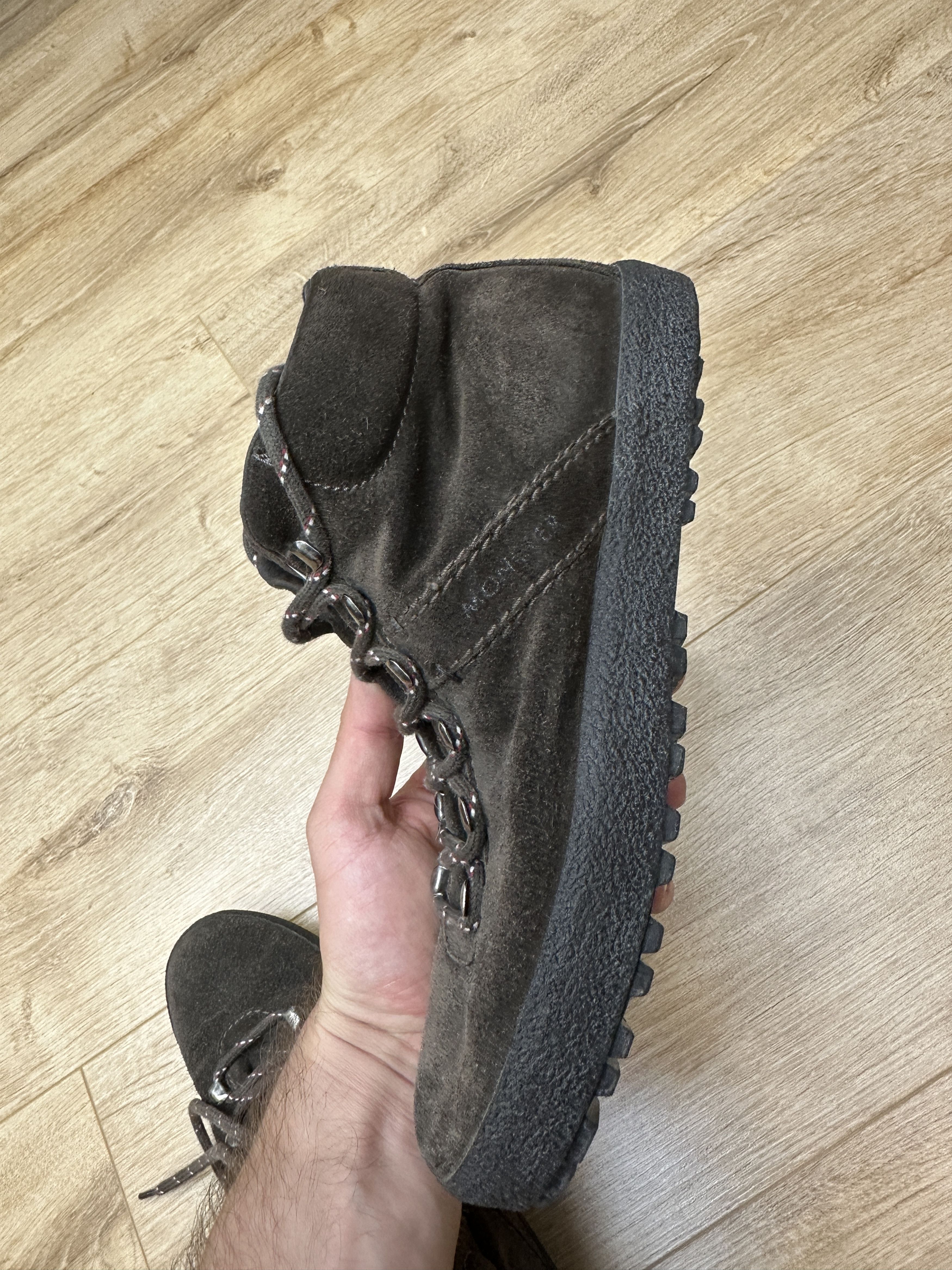 Moncler Moncler Leather Hiking Walking Suede Shoes Size 37 Vancouver Size US 5 / EU 37 - 4 Thumbnail