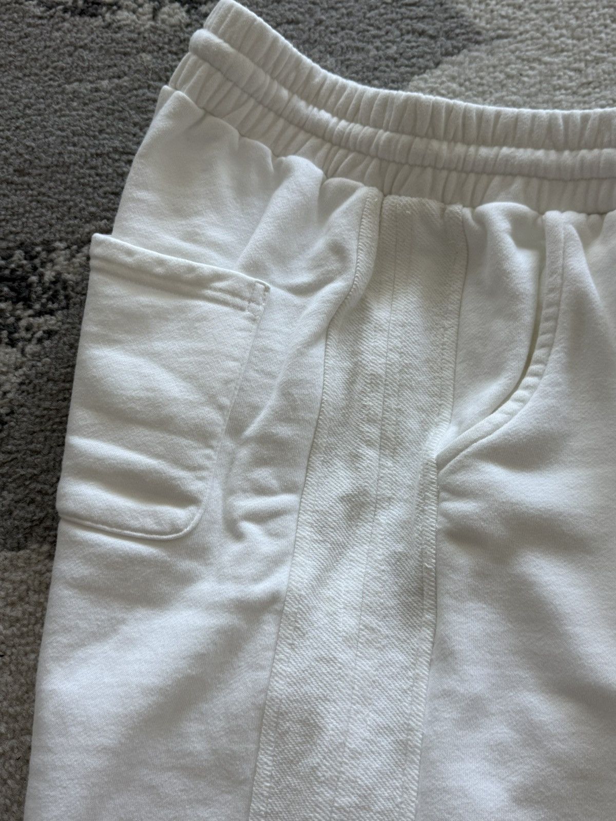 non Cozy White Jogger Pants ANTS Size 30" / US 8 / IT 44 - 6 Thumbnail