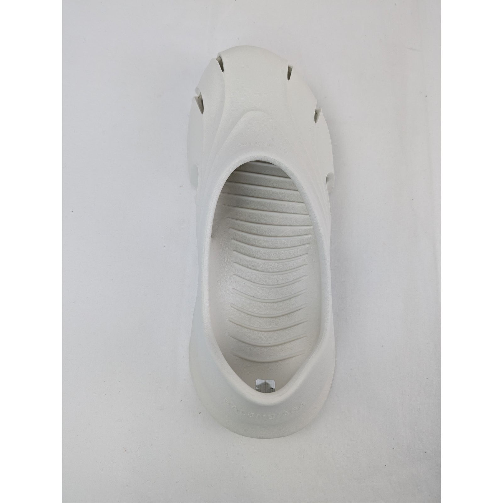 Balenciaga o1rshd1 Classic Mold Closed Slide Sandals in Eggshell Size US 13 / EU 46 - 17 Thumbnail