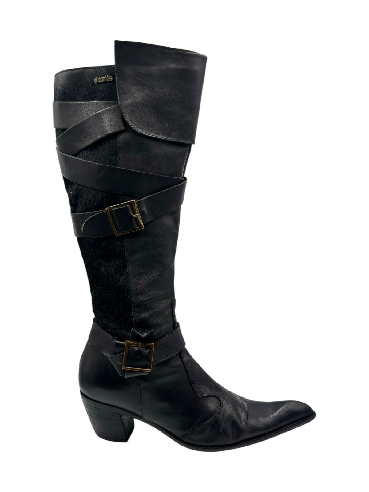 Cowboy Equipment Vintage El Dantes knee high pointy boots Size 39 Size US 9 / IT 39 - 4 Thumbnail