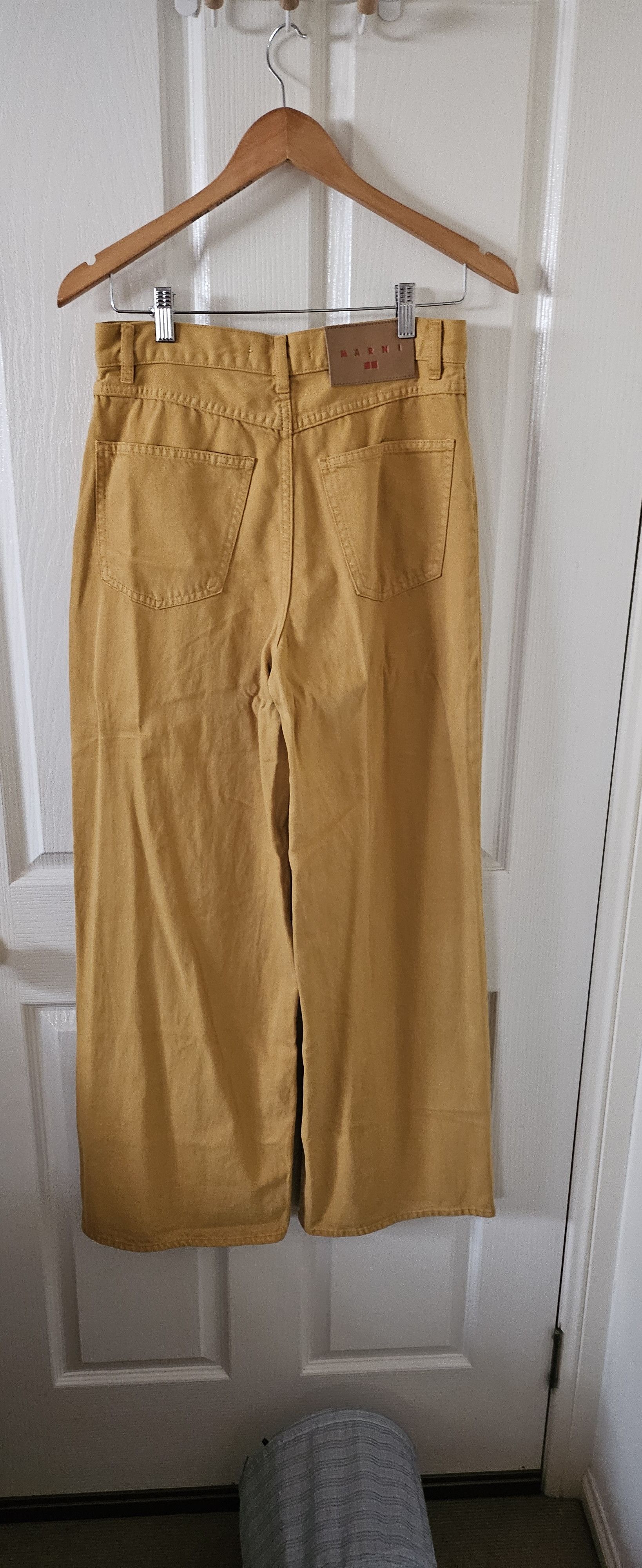 Marni × Uniqlo Uniqlo x Marni baggy mustard pants Size 25" / US 0 / IT 36 - 2 Thumbnail