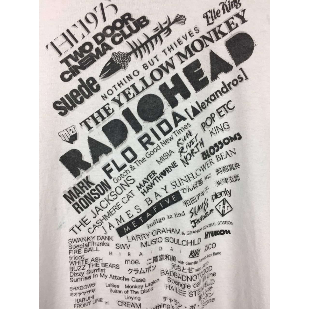 Band Tees Summer Sonic 2016 Music Festival Radiohead Suede Band Tee Size US S / EU 44-46 / 1 - 4 Thumbnail