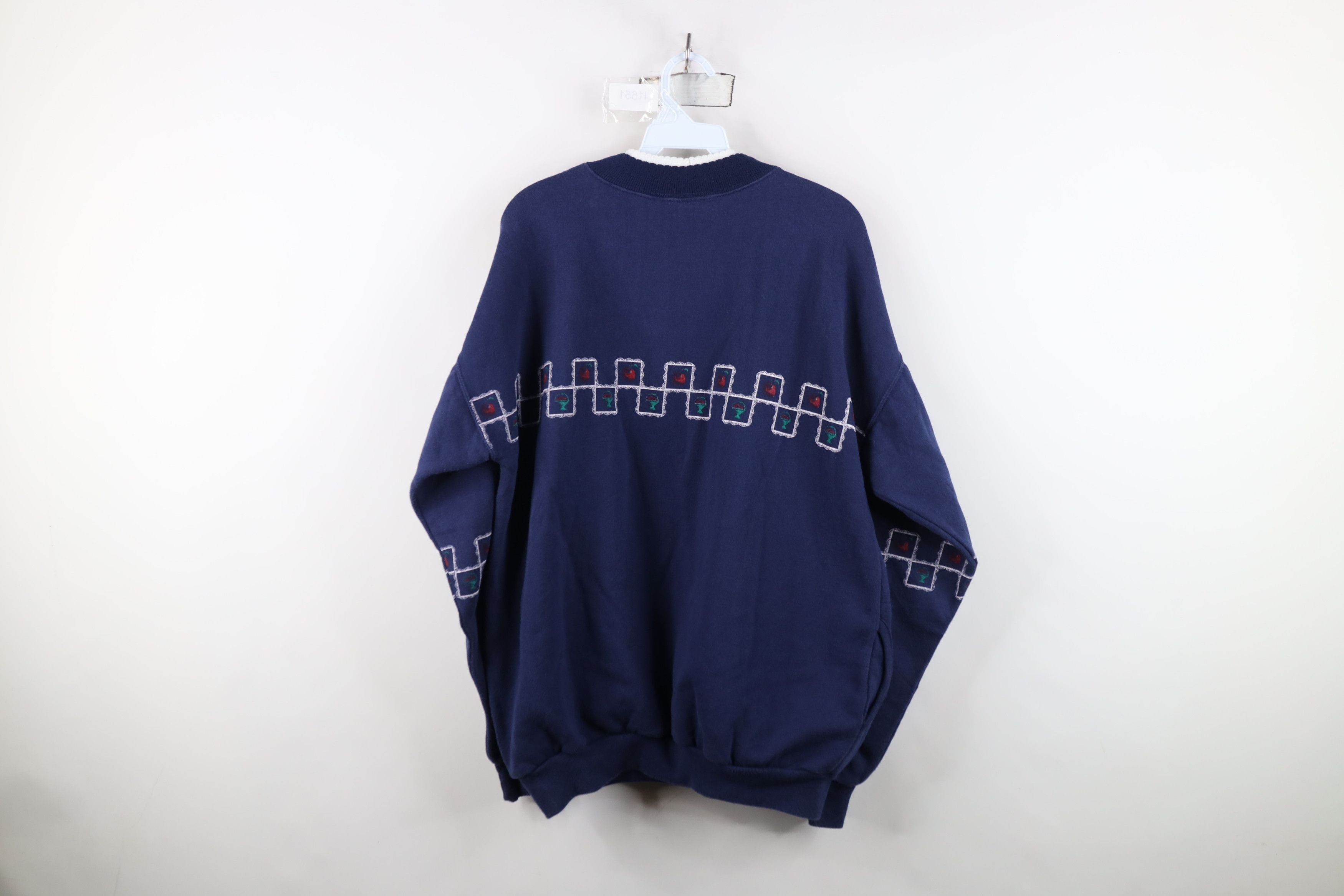Vintage Vintage 90s Country Apple Vermont Layered Sweatshirt USA Size XL / US 12-14 / IT 48-50 - 13 Thumbnail