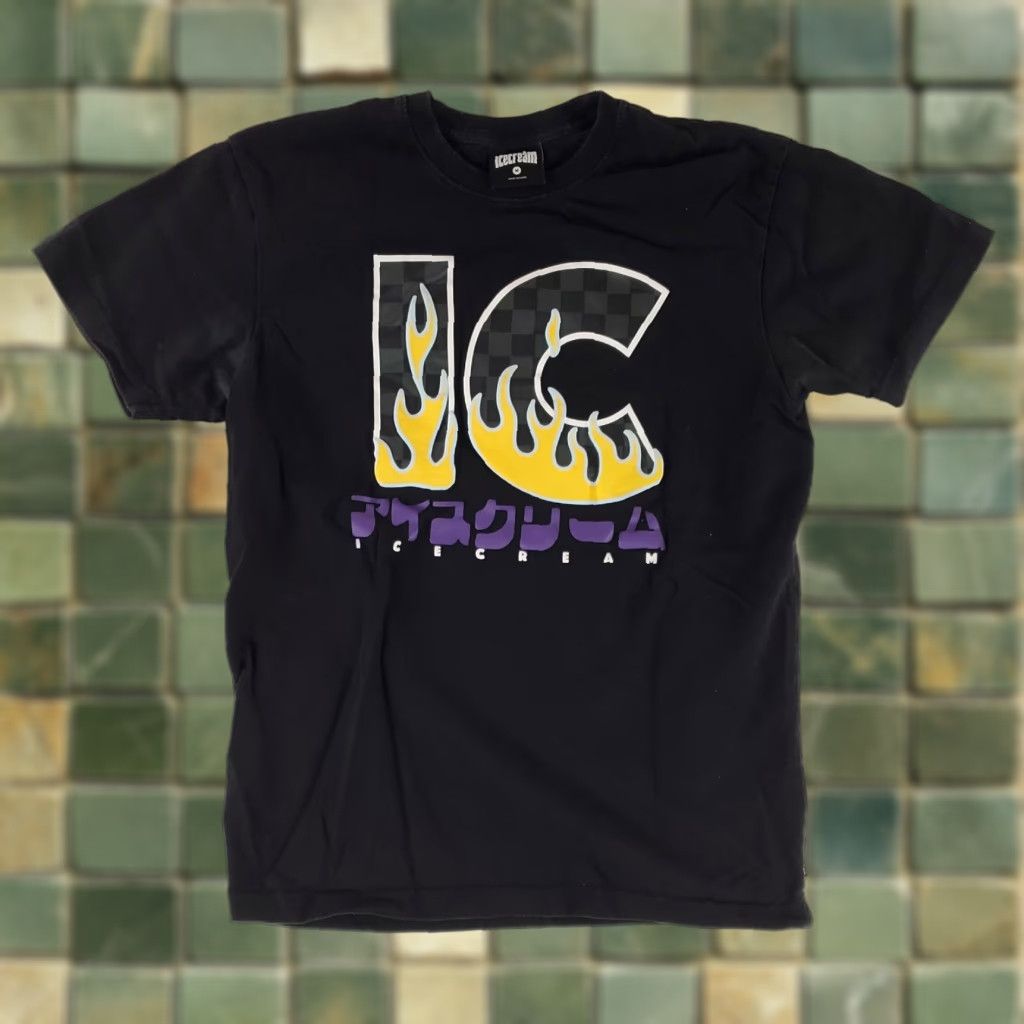 Vintage Billionaire Boys Club Ice Cream T Shirt Black Mens M Ice Cream Brand Pharrell Williams Shirt Size US M / EU 48-50 / 2 - 1 Thumbnail