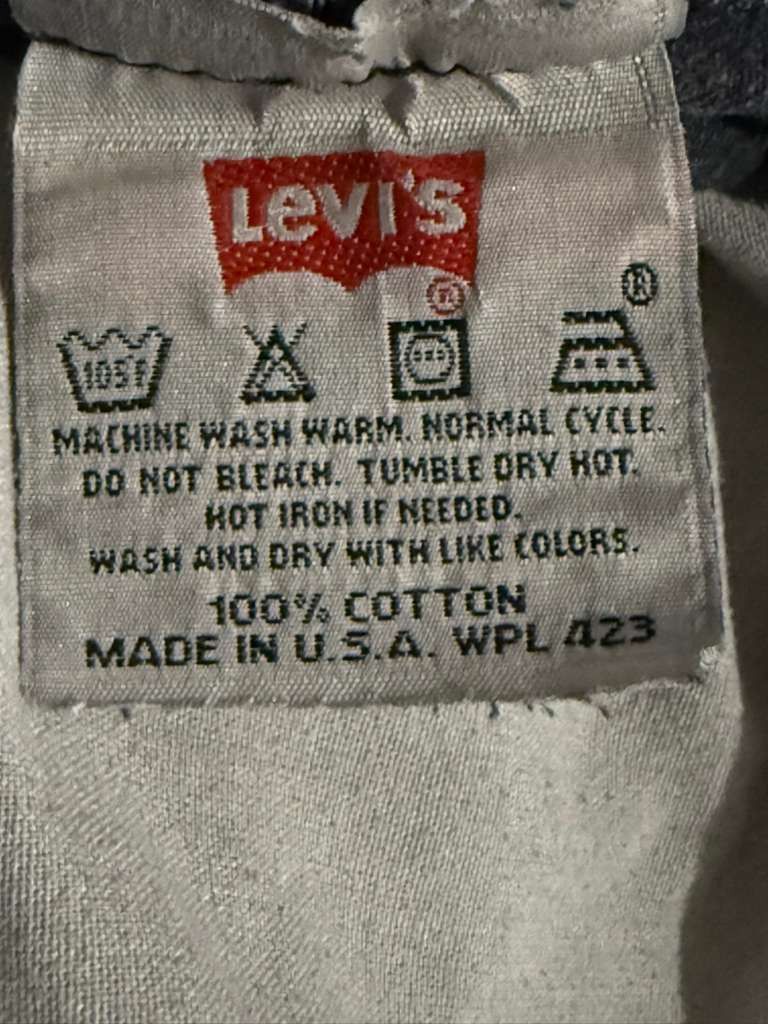 Levi's VTG Levi’s 501 Denim Black Jeans 1996 501-0660 Men’s 38x30 Size US 38 / EU 54 - 4 Thumbnail