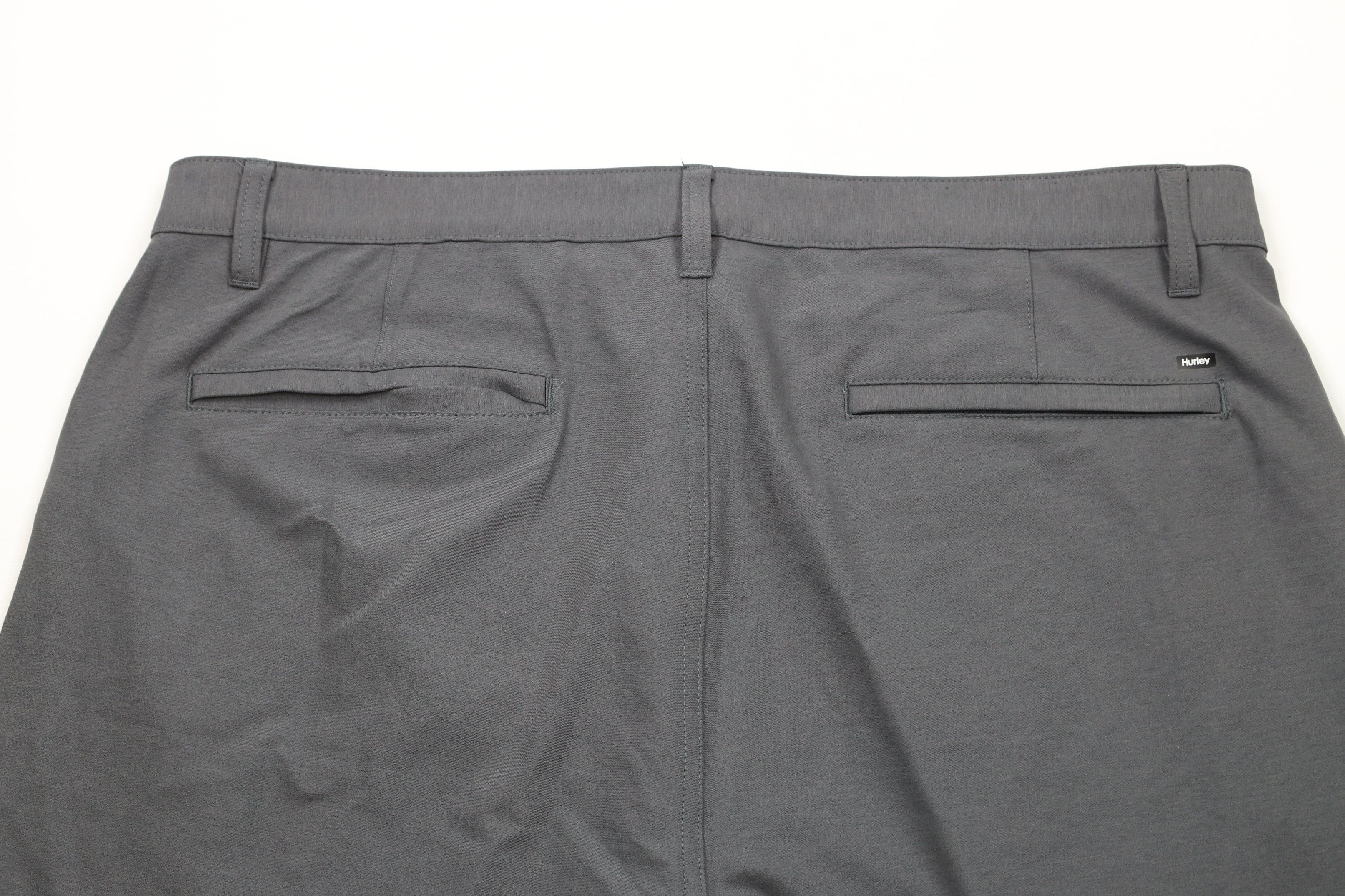 Hurley × Vintage Hurley Spell Out Reflective Logo Stretch Shorts Heather Gray Size US 38 / EU 54 - 9 Thumbnail