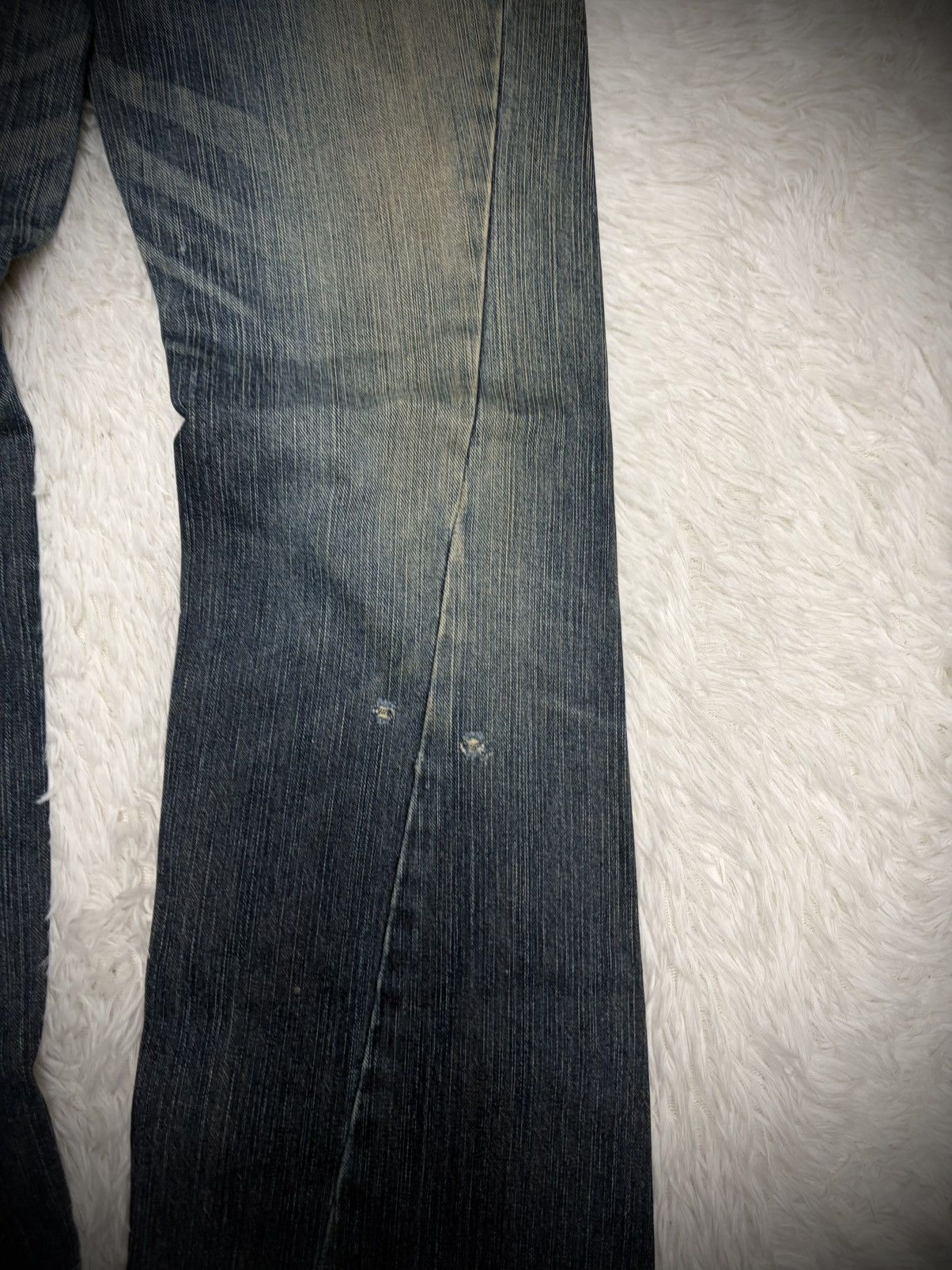 Japanese Brand Rare Lee riders twisted flared mudwash jeans Size US 32 / EU 48 - 3 Thumbnail