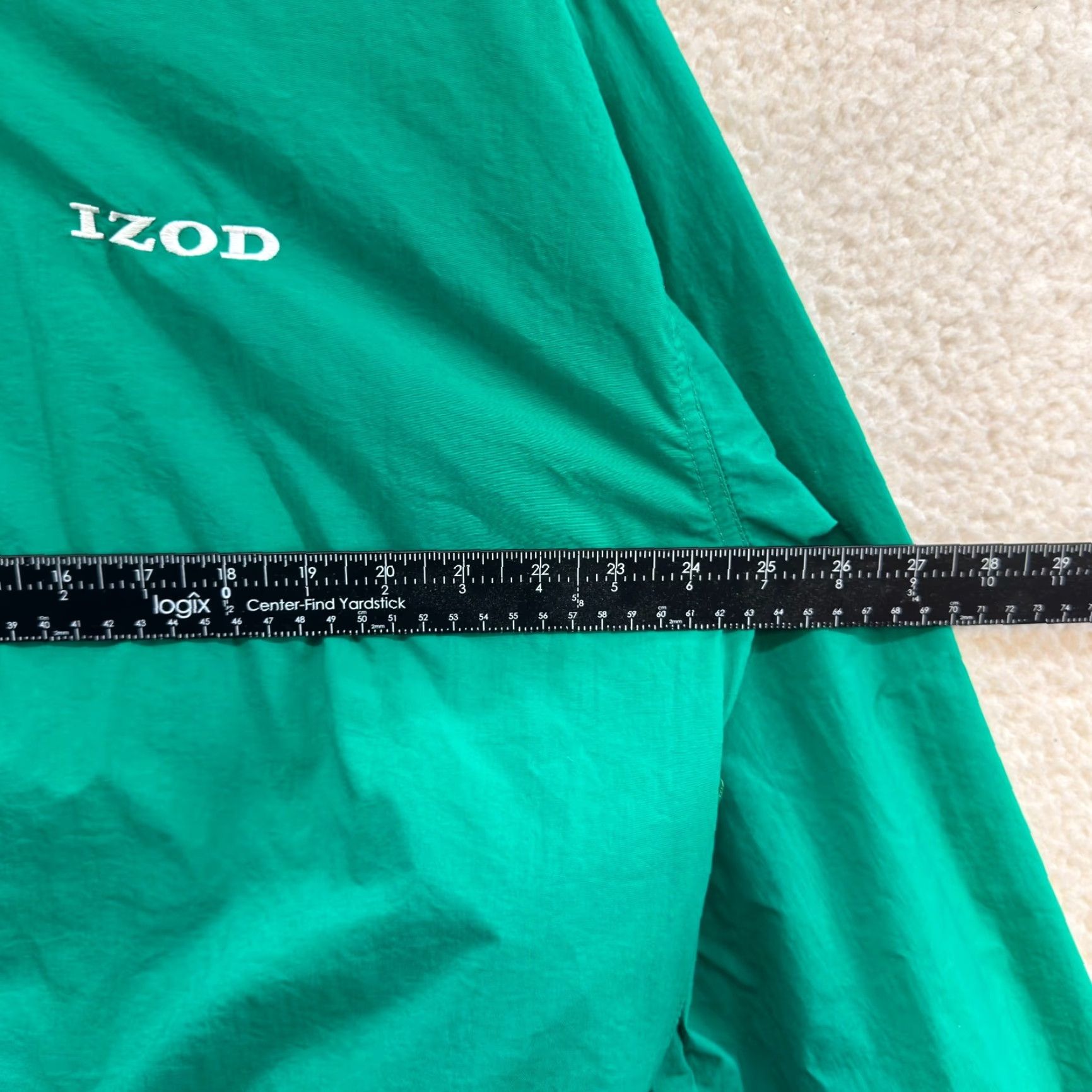 Izod VINTAGE IZOD Sweatshirt Sweater Green Medium Mens 90s Windbreaker Tennis Golf Mens Size US M / EU 48-50 / 2 - 5 Thumbnail