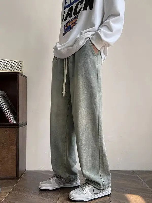 Japanese Brand × Jean Retro casual high street straight leg jeans Size US 32 / EU 48 - 1 Thumbnail