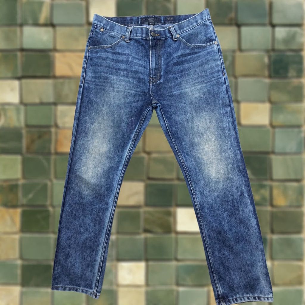 PD&C Paper Denim & Cloth PD&C Slim Straight Jeans Mens 36 x 30 Dark Wash Denim Blue 5-Pocket USA Size US 36 / EU 52 - 1 Thumbnail