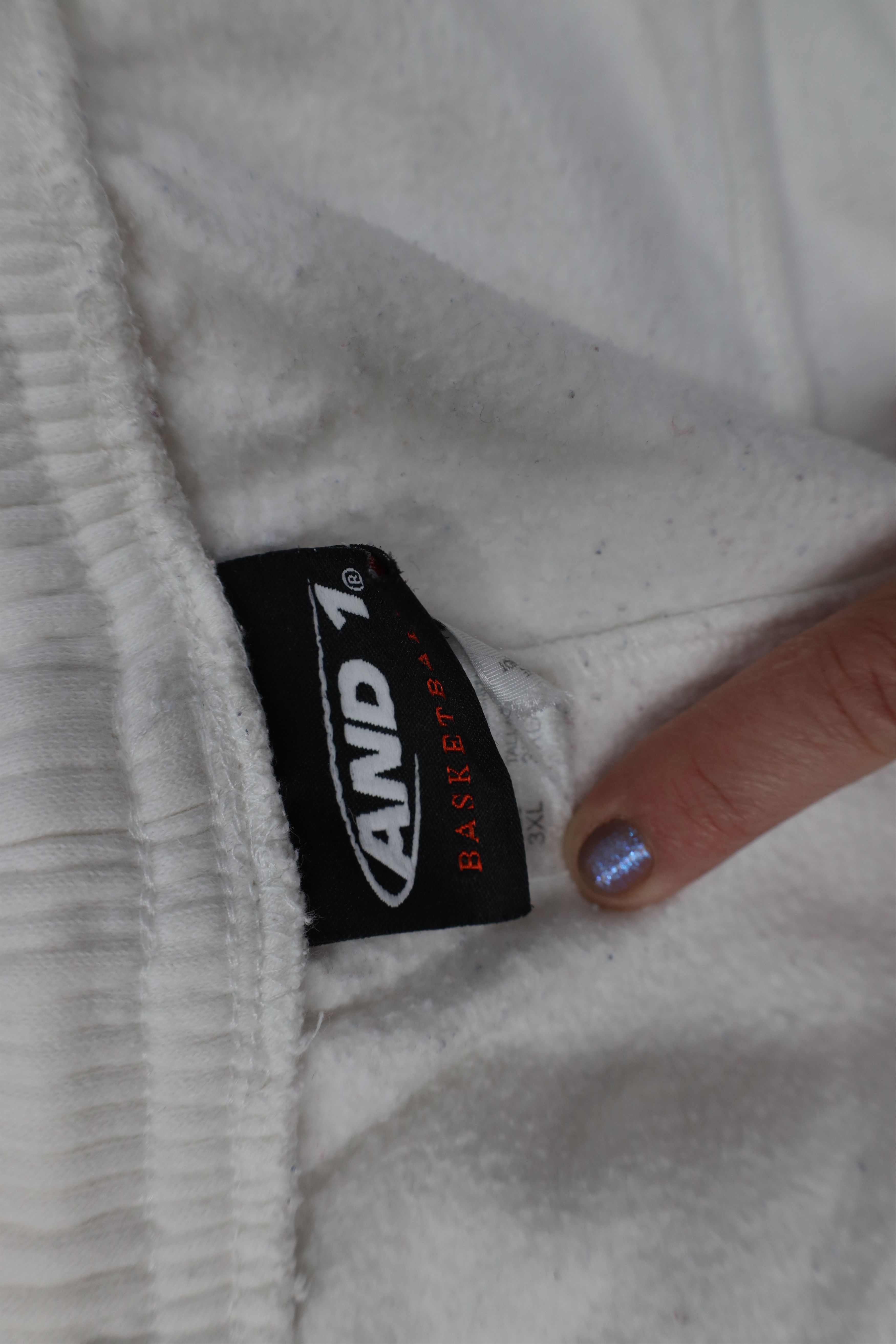 Vintage Vintage 90s Y2K And1 Basketball Wide Leg Sweatpants White Size US 42 / EU 58 - 10 Thumbnail