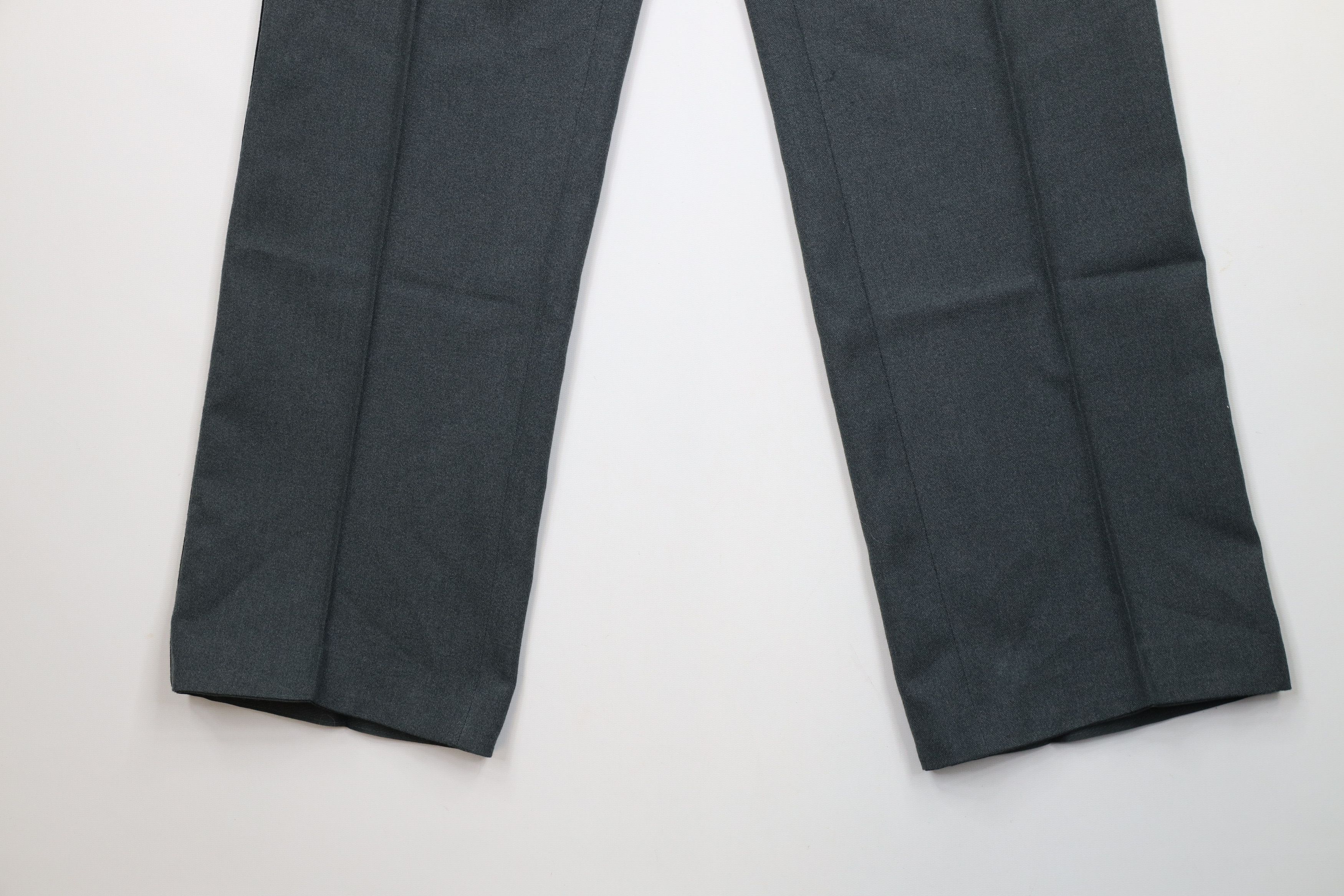 Vintage Vintage 70s Military Heavyweight Wool Button Wide Leg Pants Size US 34 / EU 50 - 4 Thumbnail