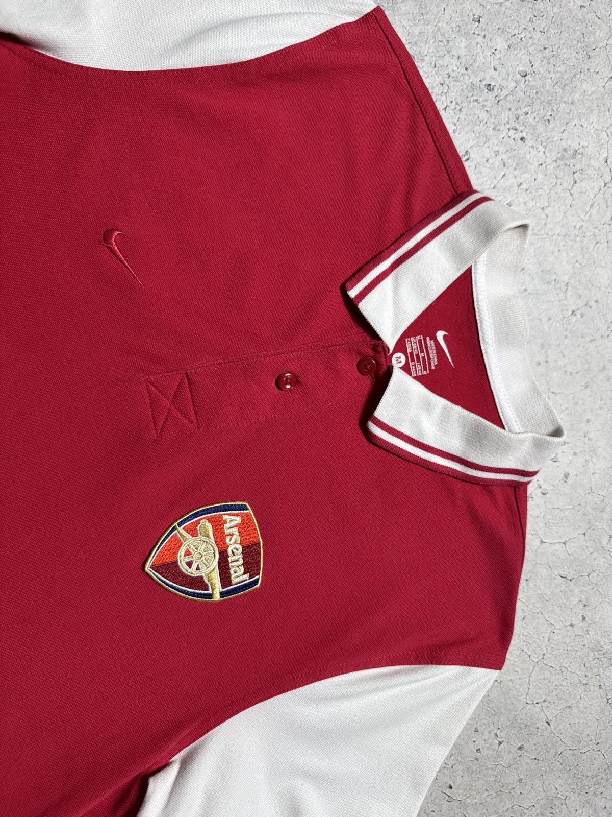 Nike Nike FC Arsenal London Vintage Polo Shirt Jersey Football Size US M / EU 48-50 / 2 - 4 Thumbnail