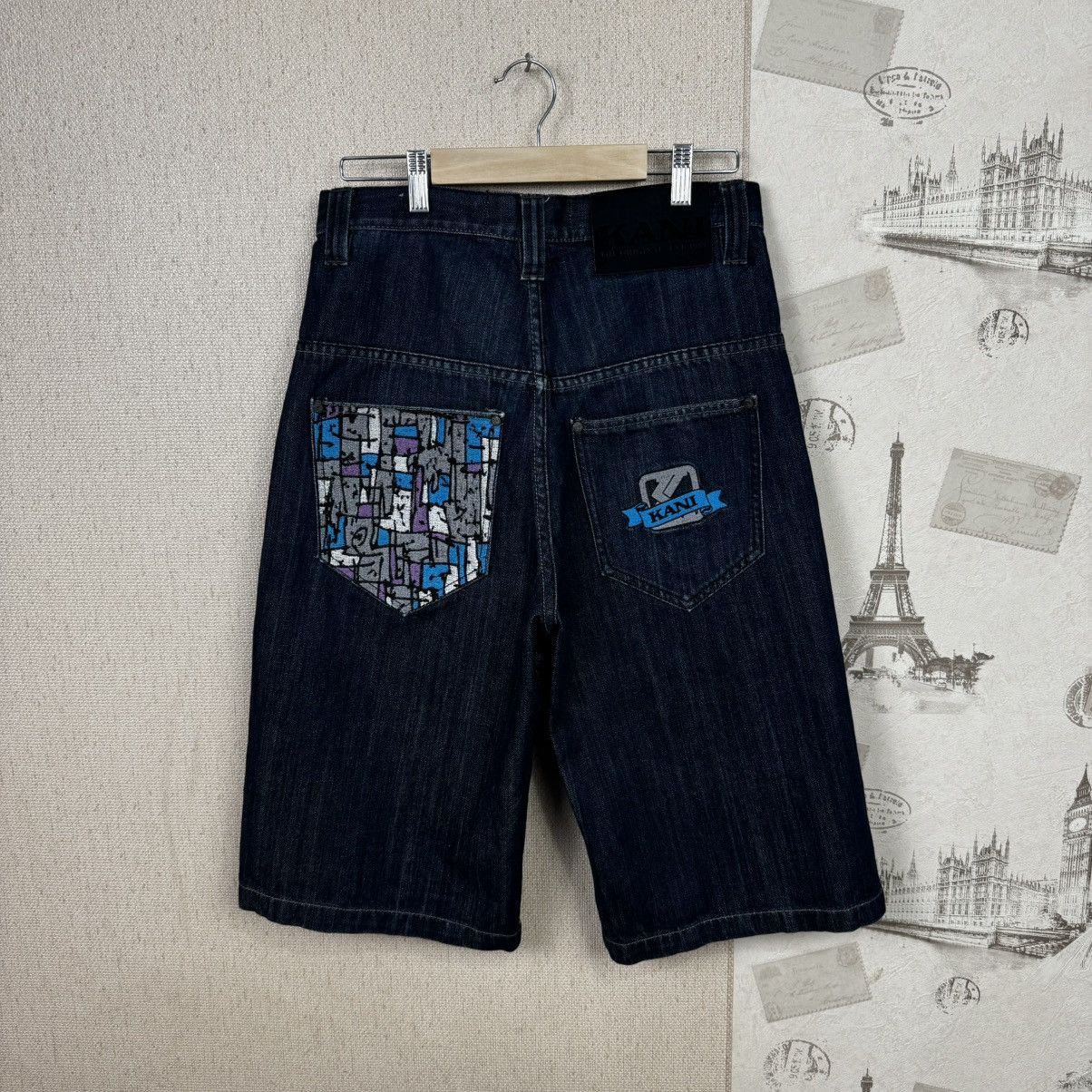 Karl Kani Vintage Karl Kani Shorts Denim 30 Streetwear Rap Jnco Size US 30 / EU 46 - 1 Thumbnail