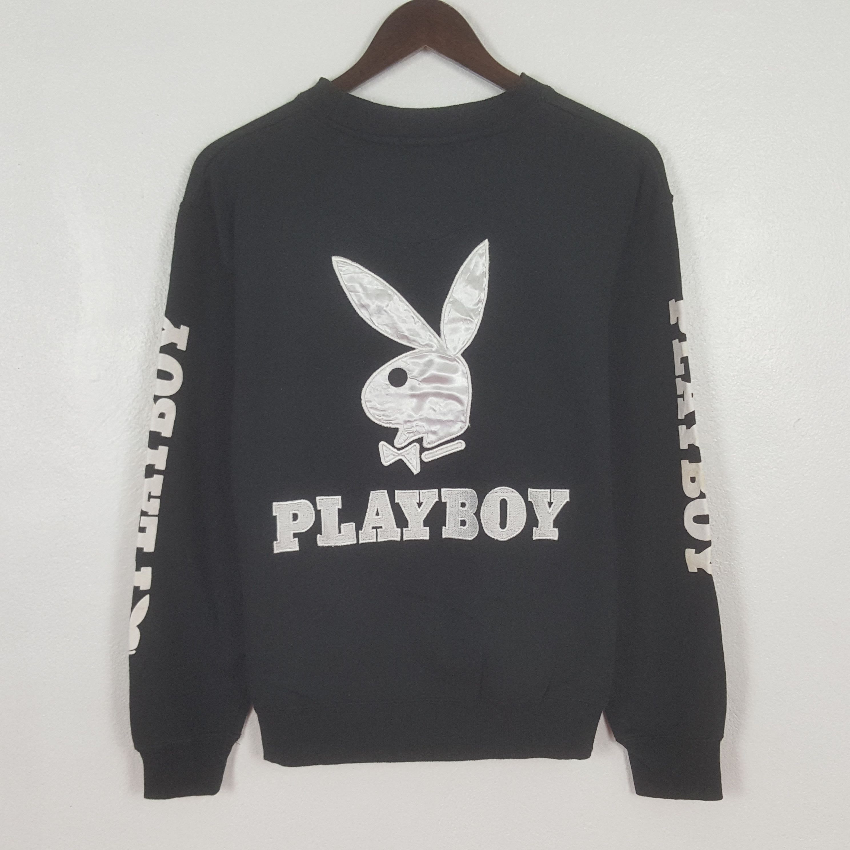 Playboy Vintage Playboy Big Logo Sweatshirt Size US S / EU 44-46 / 1 - 1 Thumbnail