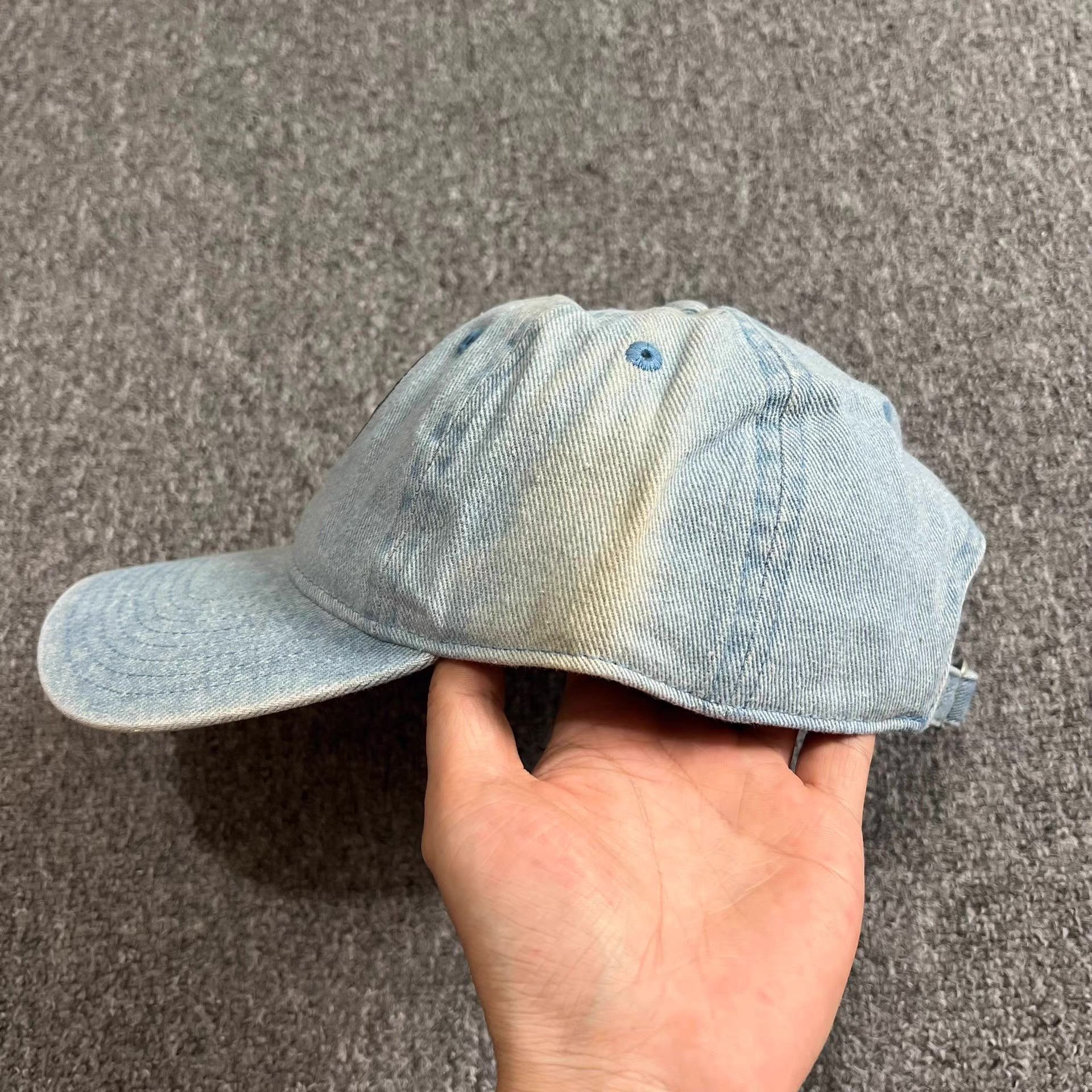 Cross Colours Cross Colours washed embroidered curved brim baseball cap Q7 Size ONE SIZE - 5 Thumbnail