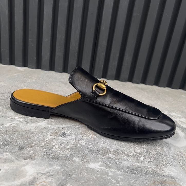Gucci Authentic Princetown Horsebit Mules Flats Leather Size US 8.5 / EU 41-42 - 6 Thumbnail