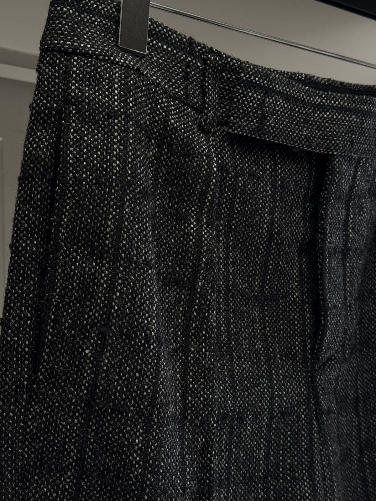 Saint Laurent Paris SAINT LAURENT Mens Black and White Wool Trousers IT 46 Size US 30 / EU 46 - 5 Thumbnail