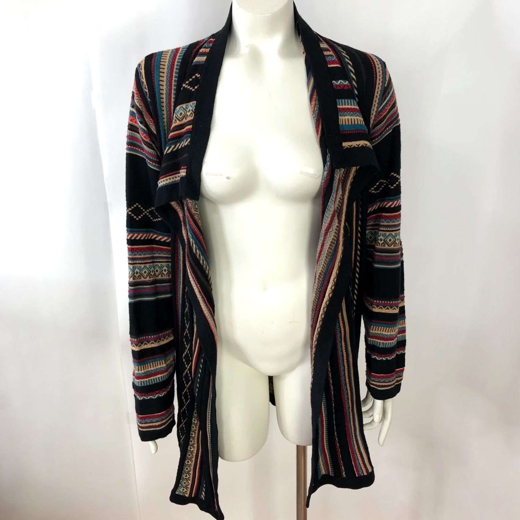 Orvis Orvis Sweater Black Aztec Southwest Open Front Pullovers Women L Regular All Over Print MINT May be Casual/Cocktail Size L / US 10 / IT 46 - 3 Thumbnail