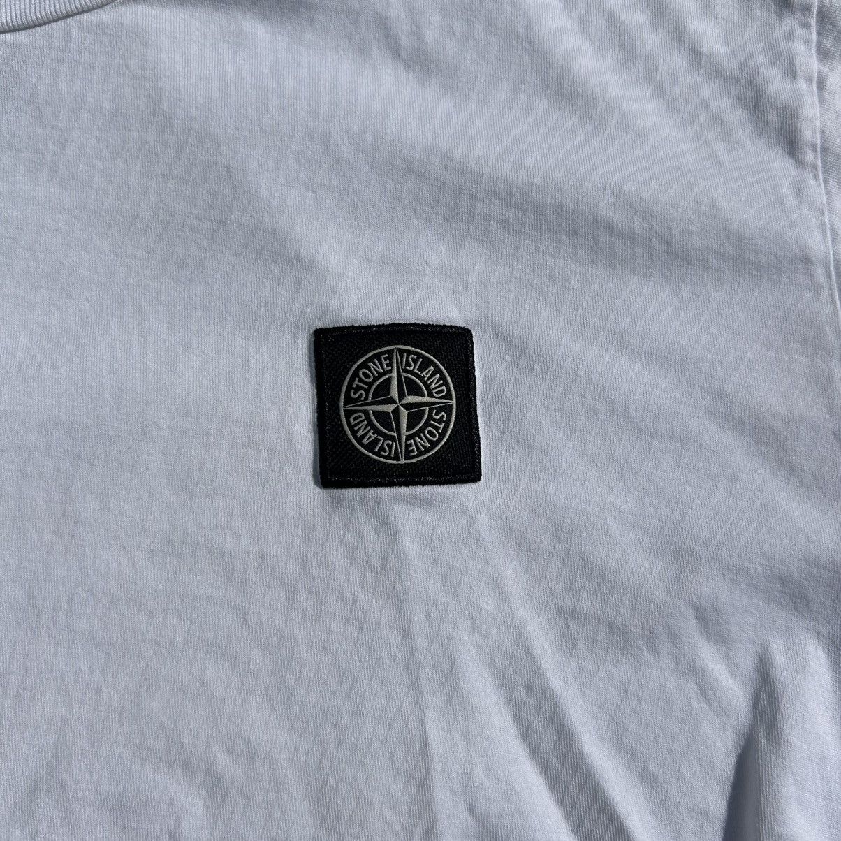 Designer × Stone Island Stone Island Compass Logo White Tee Size US S / EU 44-46 / 1 - 4 Thumbnail