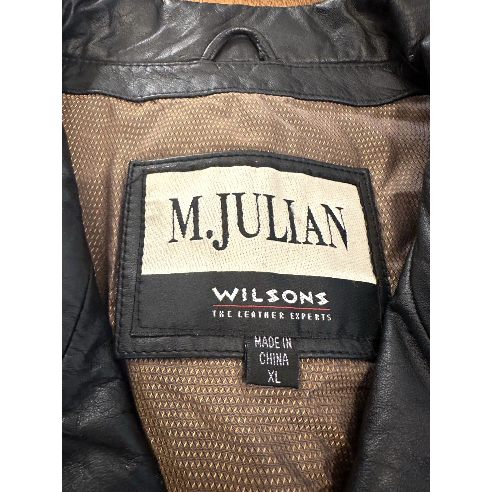 Wilson VINTAGE Wilson Leather Jacket XL Men Black Button Up Thinsulate Lined Inside Pockets Retro Size US XL / EU 56 / 4 - 3 Thumbnail