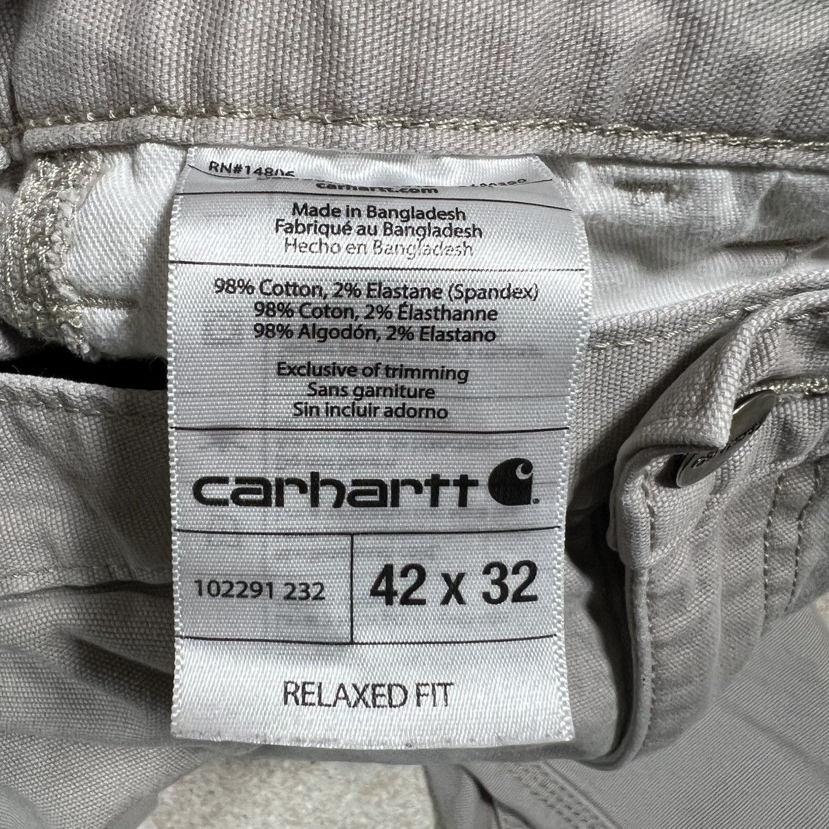 Carhartt Carhartt Men’s 40x30 Tan Carpenter Pants Relaxed Fit Canvas Size US 40 / EU 56 - 11 Thumbnail