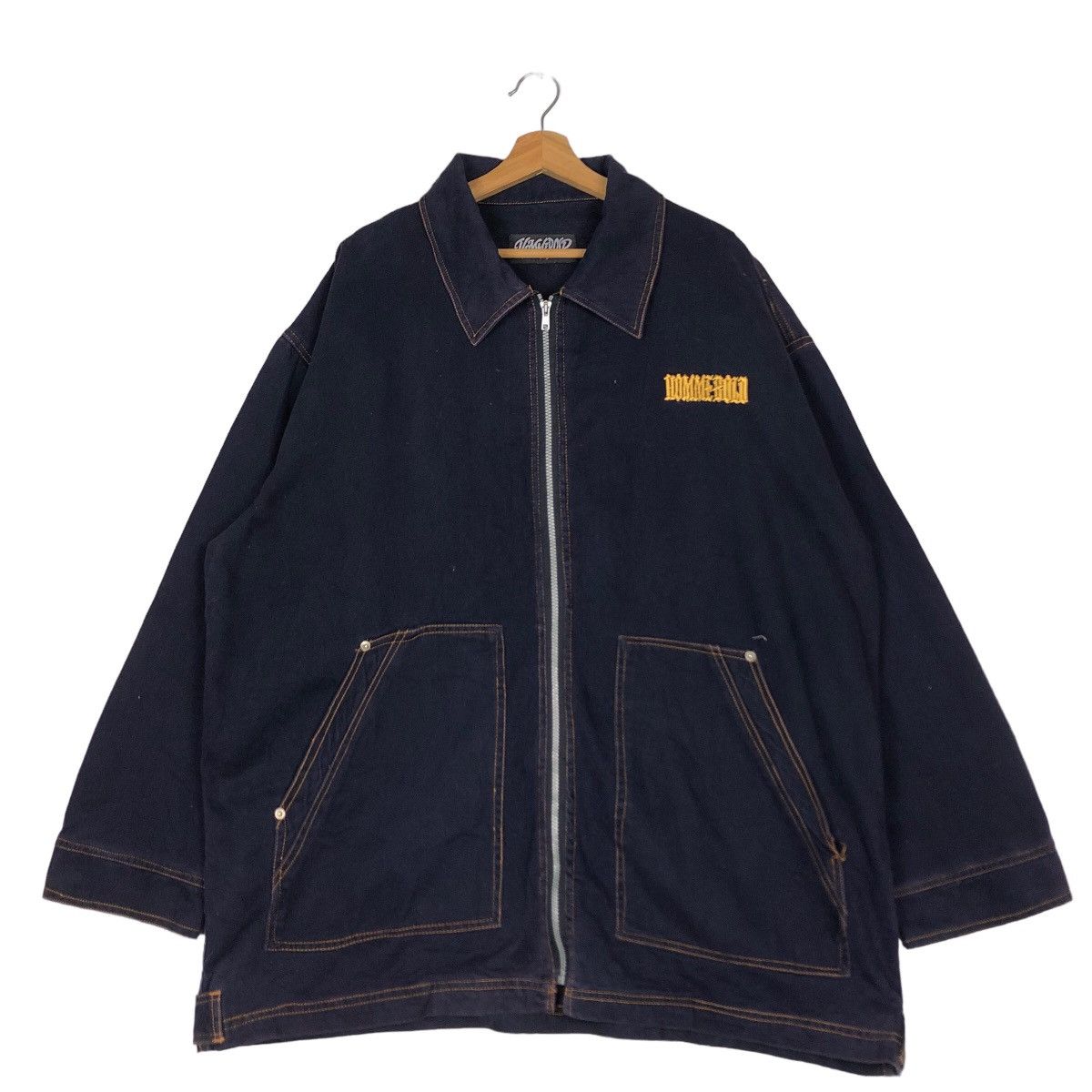 Hysteric Glamour 🔥Oversized Jacket Chore Homme Bold Japan Big Logo Size US L / EU 52-54 / 3 - 1 Thumbnail