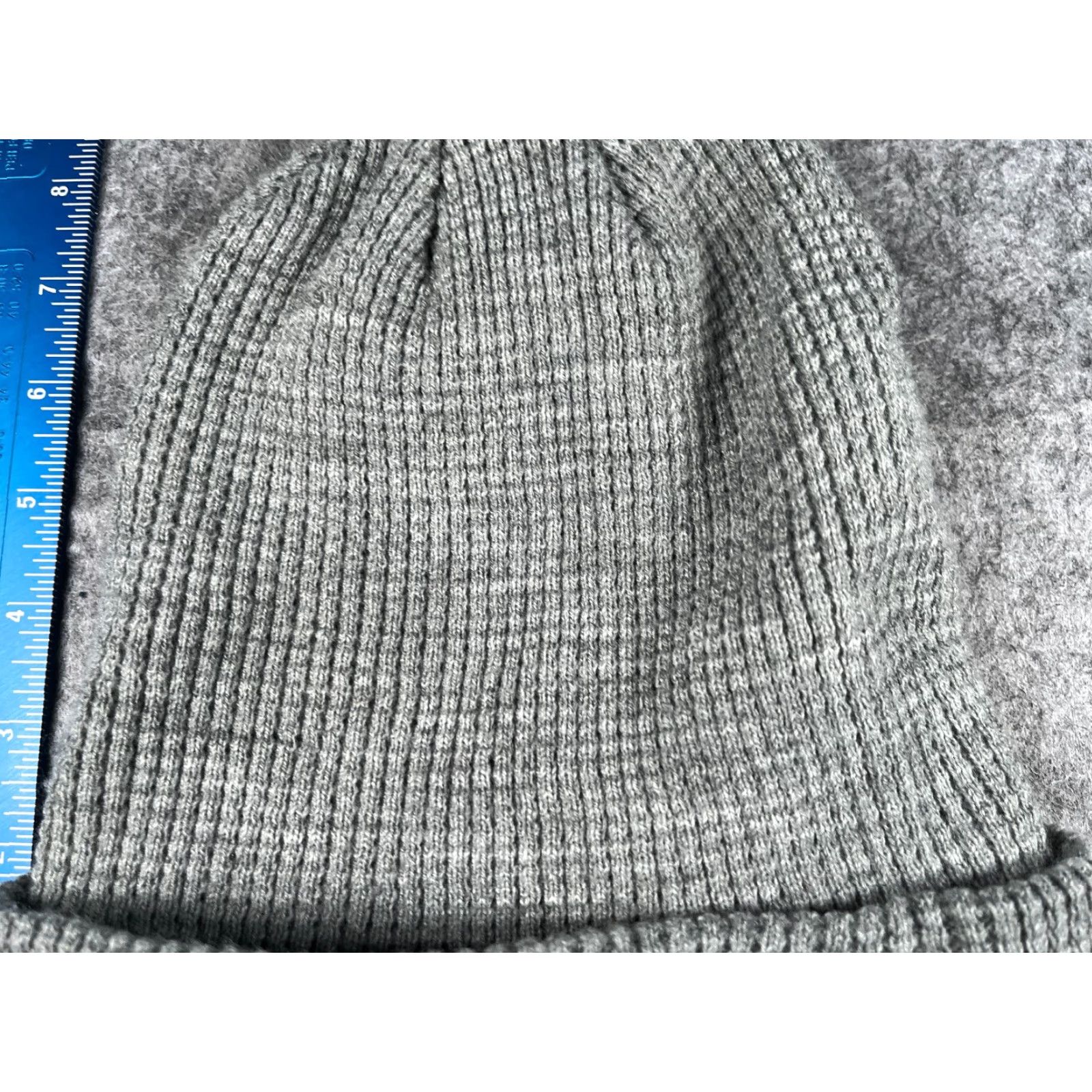 Steve Madden Steve Madden Hat Women One Size Gray Knit Acrylic Ski Womens Size ONE SIZE - 3 Thumbnail